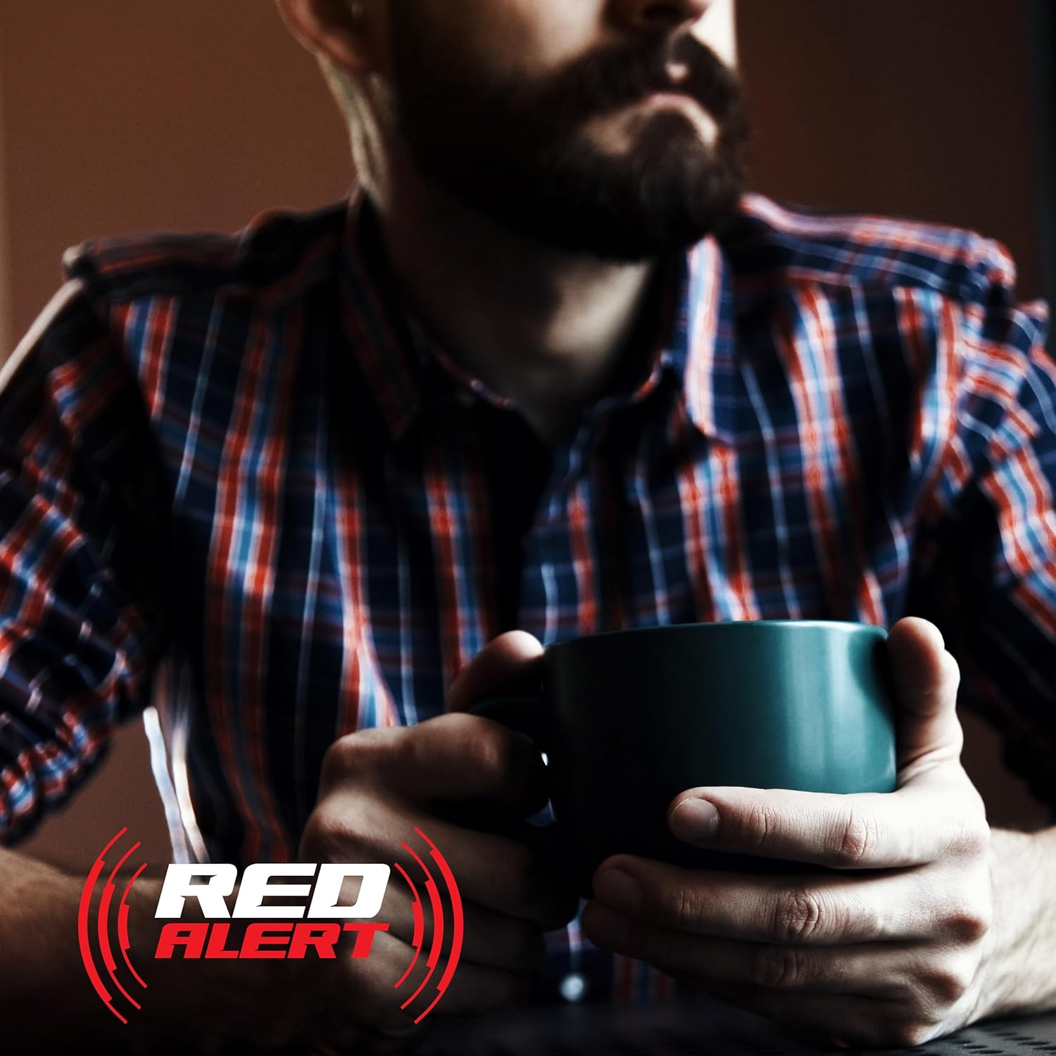 Red Alert Extra Strong Ground Coffee, 10 Oz, Bold and Intense Flavor, High Caffeine for Extra Energy, Perfect for a Powerful Morning Boost