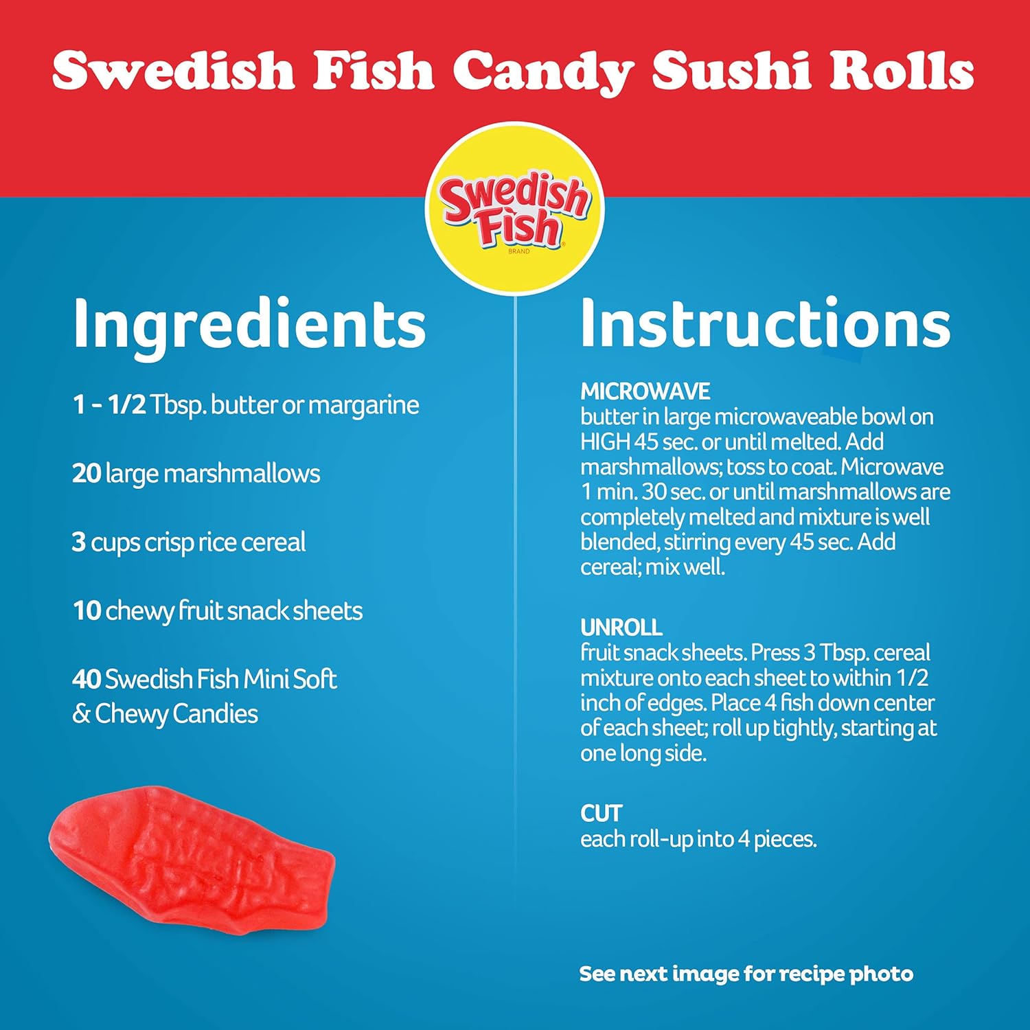 SWEDISH FISH Mini Assorted Soft & Chewy Candy, Family Size, Bulk Candy, 1.8 lb