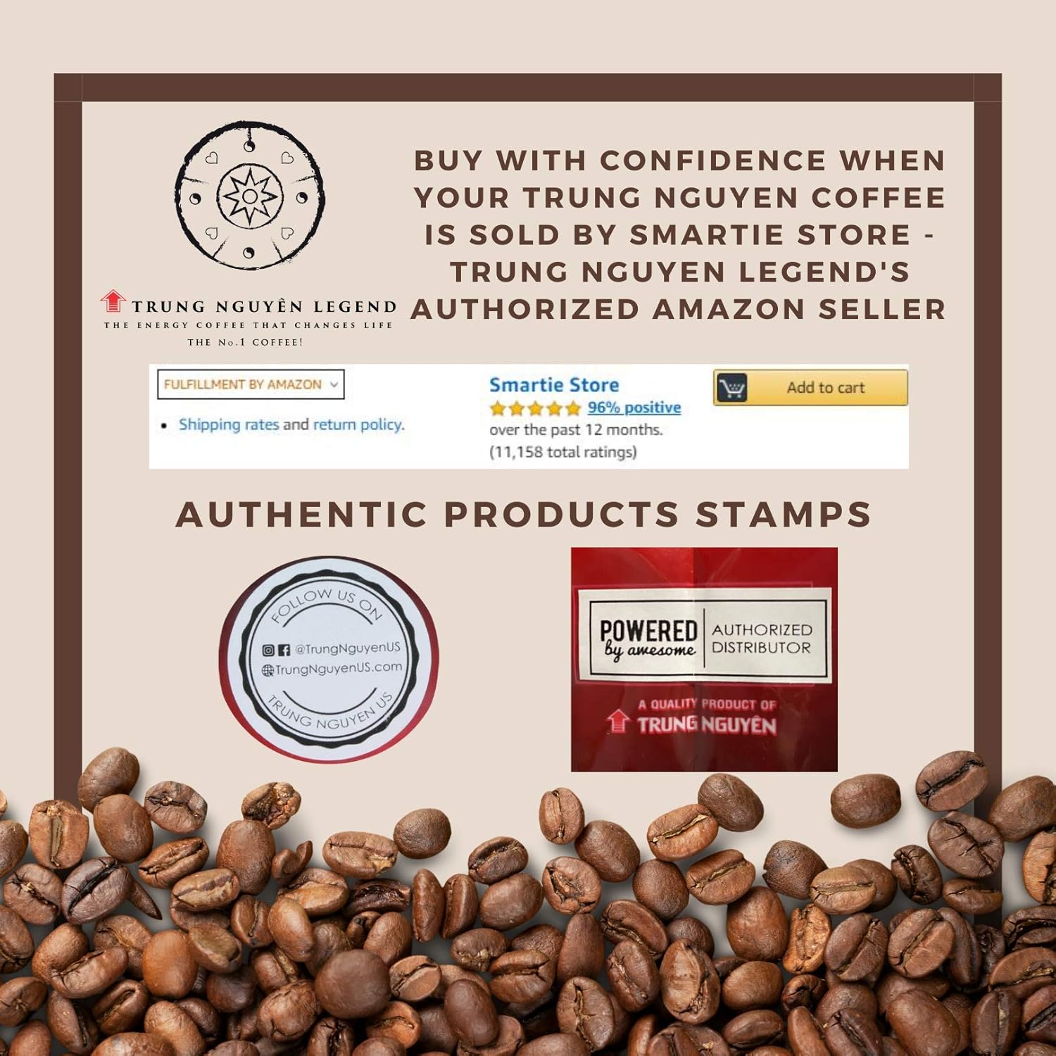 Trung Nguyen — Gourmet Blend — Roasted Ground Coffee Blend — Strong and Bold — Robusta, Arabica, Excelsa, & Catimor — Notes of Chocolate, Spices, & Fruit — Vietnamese Coffee 17.6oz (Pack of 2)