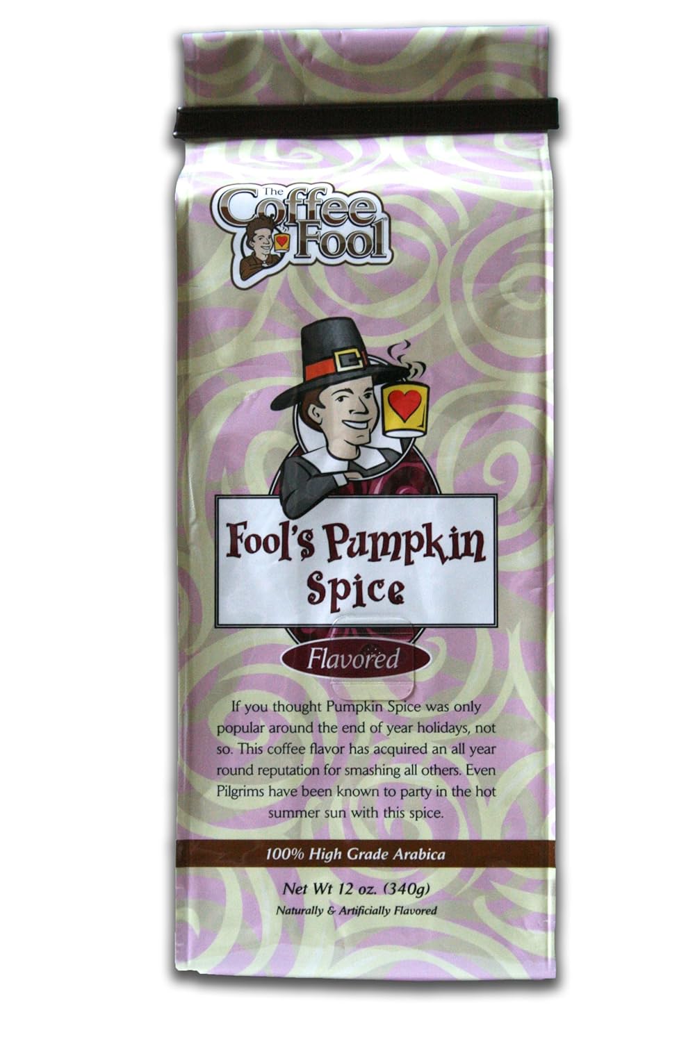 The Coffee Fool Drip Grind Coffee, Fool's Pumpkin Spice, 12 Ounce