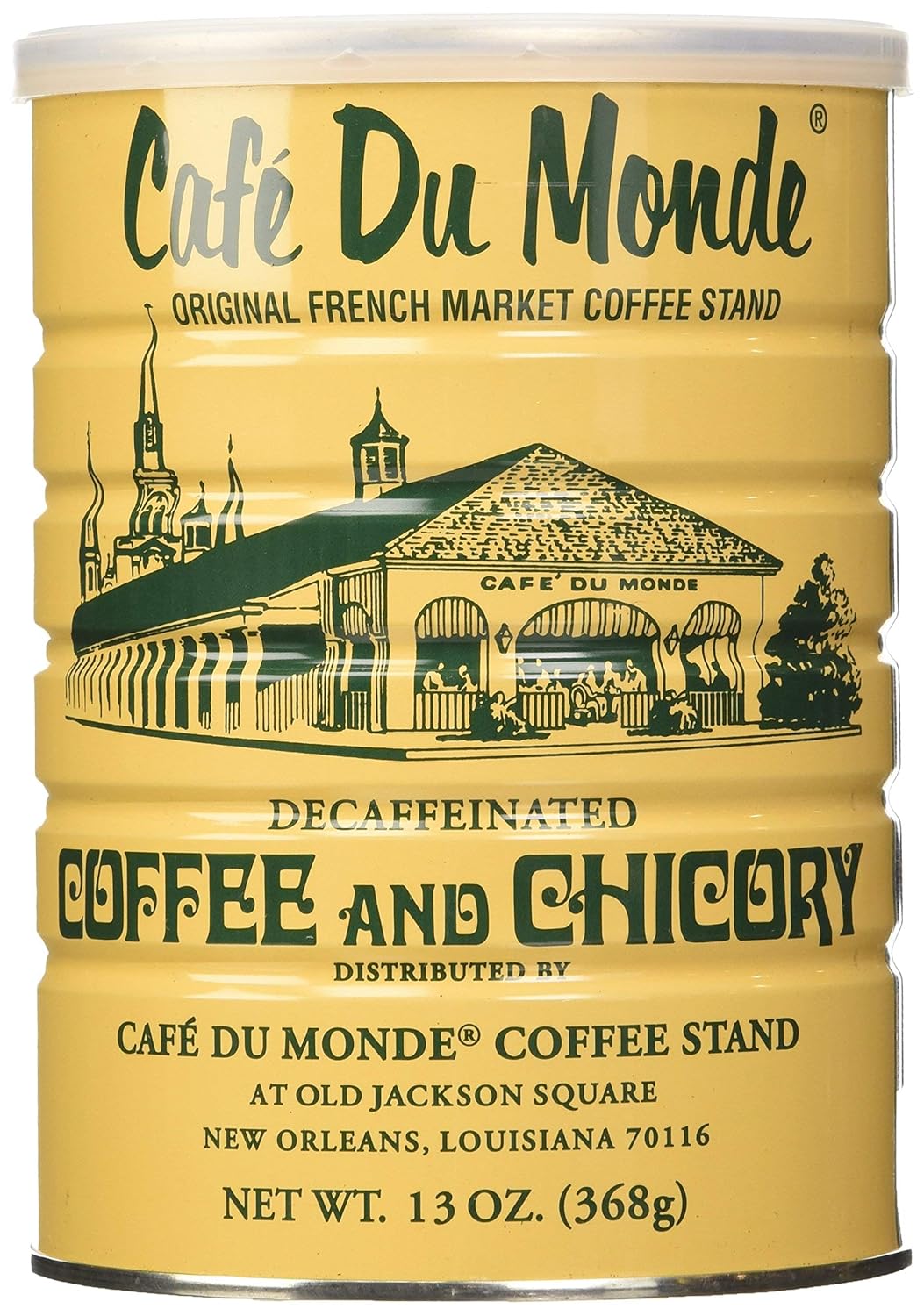 Cafe Du Monde Coffee and Chicory Decaffeinated, 13 Ounce, 3 Pack