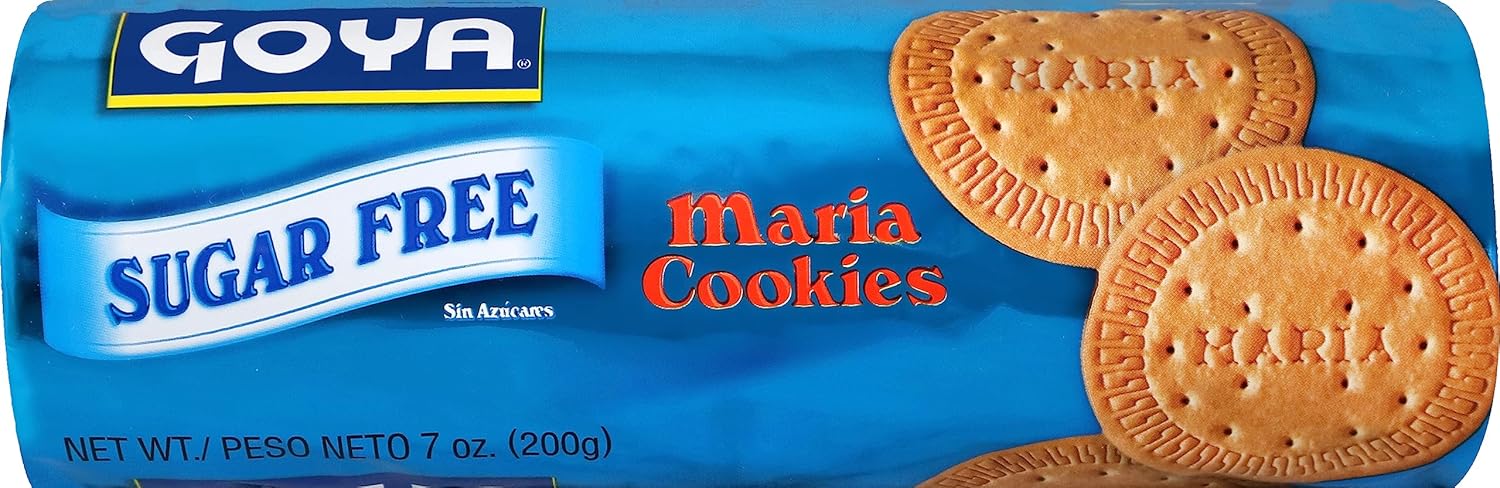 Goya Foods Maria Cookies, Sugar Free, 7 Ounce (Pack of 16)