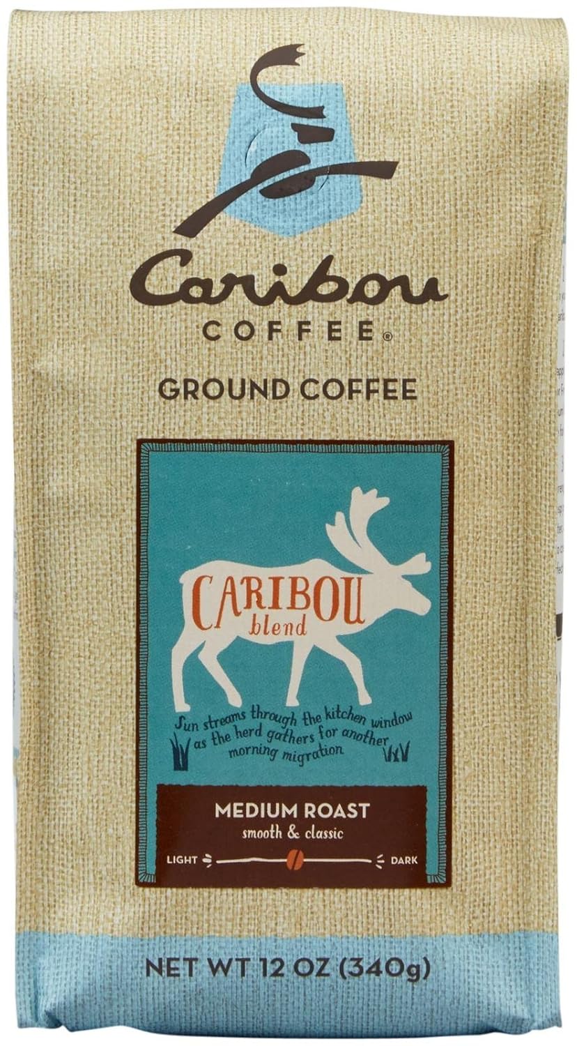 Caribou Coffee Ground Coffee Caribou Blend, 12 Ounce