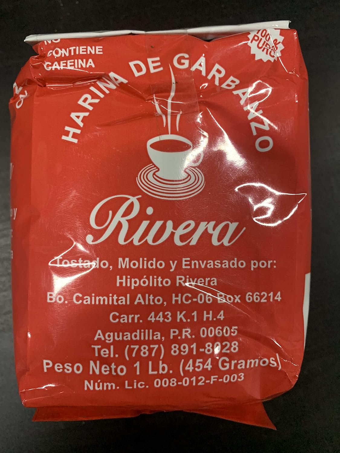 Harina de Garbanzo Rivera - Ground Chickpea Coffee - 1lb Bag