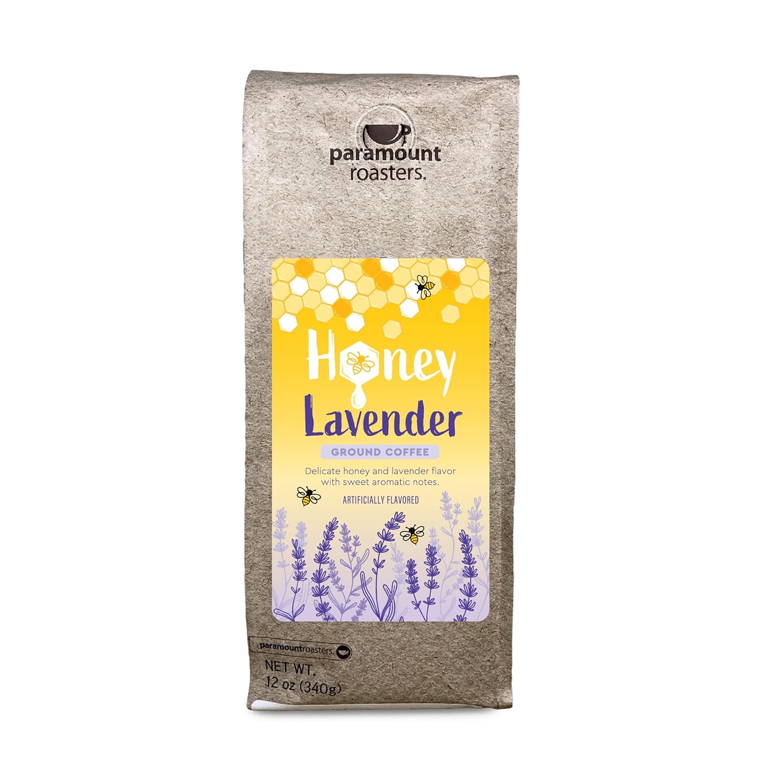 Paramount Roasters Honey Lavender Ground Coffee, 12 oz Bag