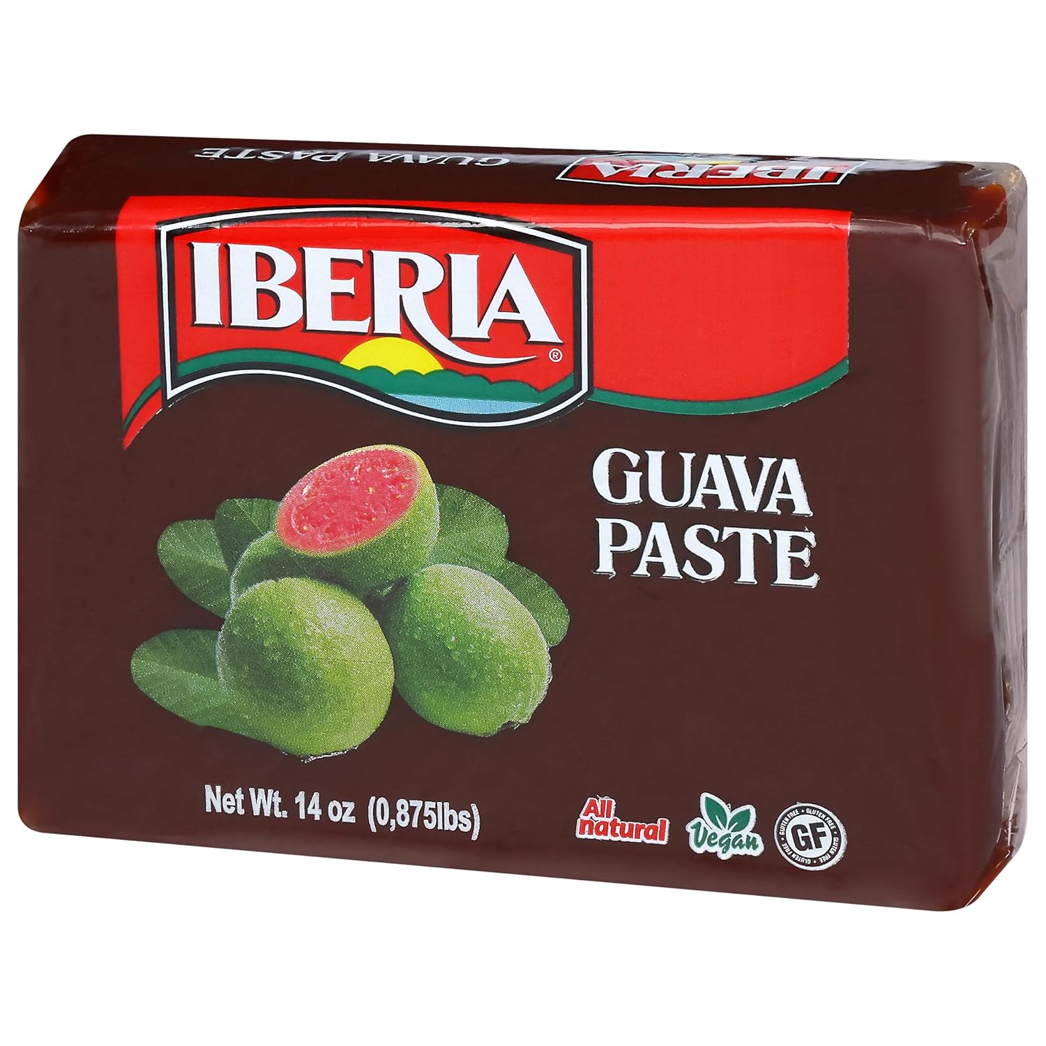 Iberia Guava Paste, 14 oz, All Natural, Vegan, Gluten Free, Halal, Kosher Guava Paste for Snacks, Cooking, Baking, 14 Ounce (Pack of 1)