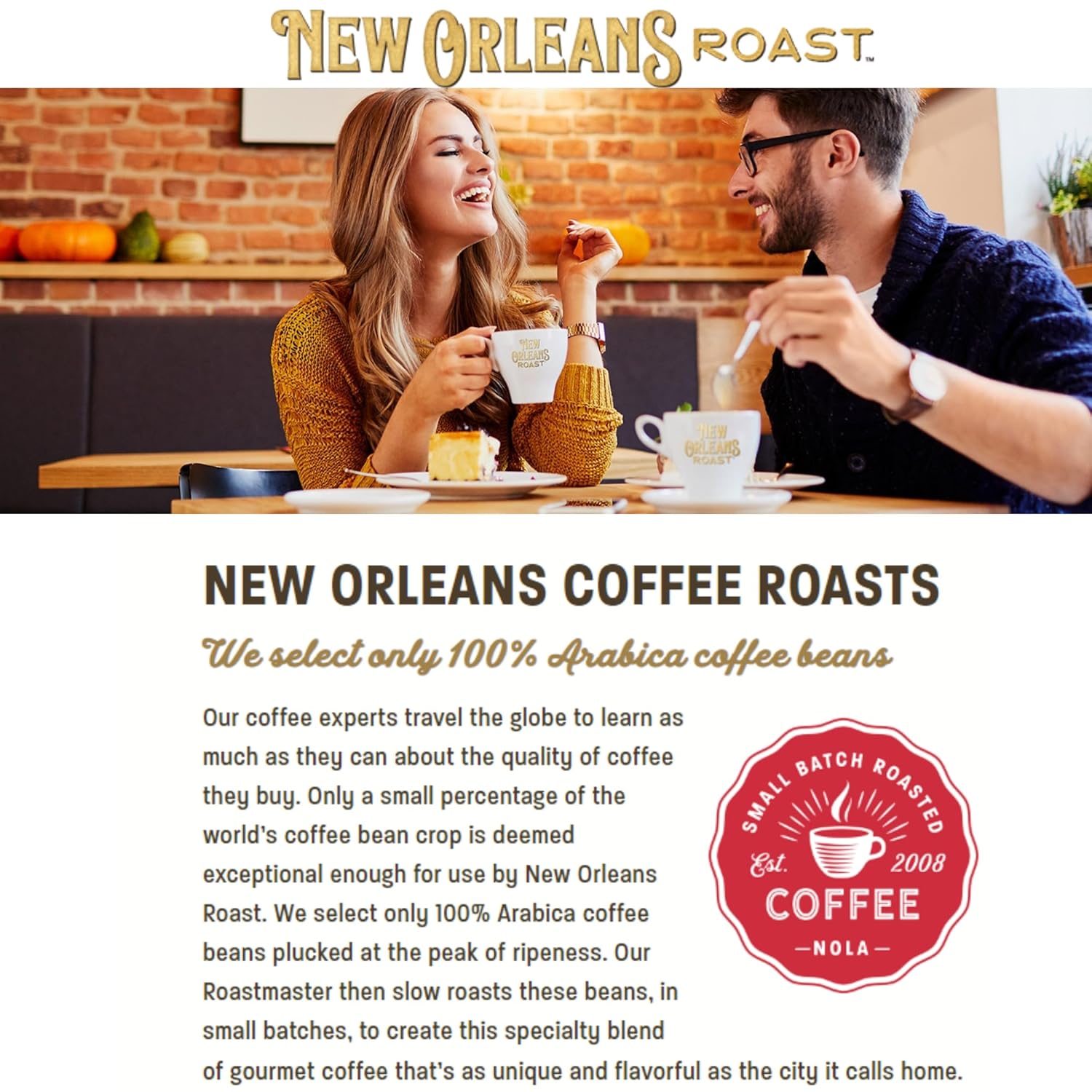 New Orleans Roast Chocolate Beignet Ground Coffee - 12oz Bag, Crave-Worthy Flavors