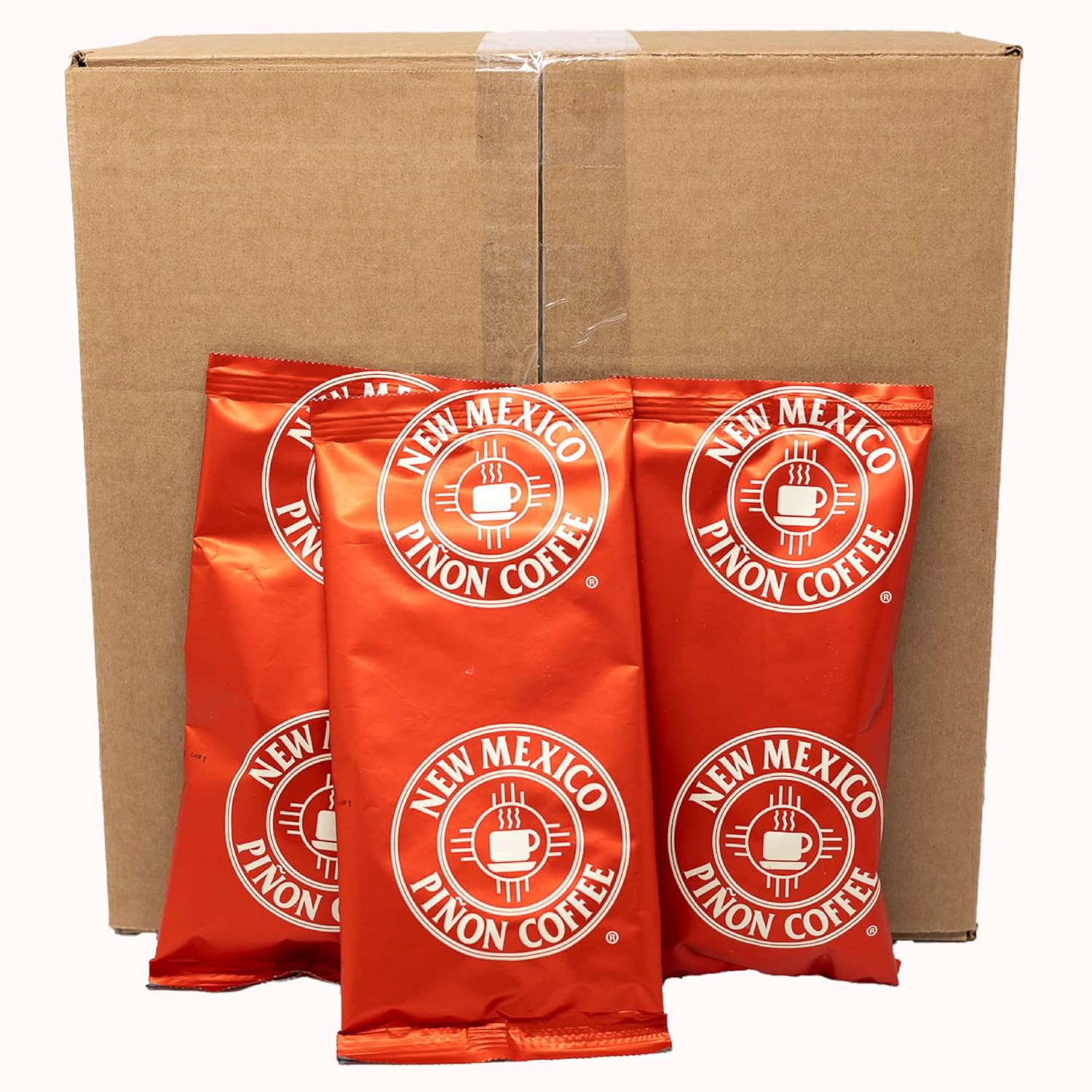 New Mexico Piñon Traditional Piñon Coffee Frac Packs 2.5oz Ground Coffee Medium Roast for 12-Cup Drip Coffee Pot - 100% Arabica Naturally Nutty, Buttery & Smooth Gourmet Coffee Bags - 24 Count