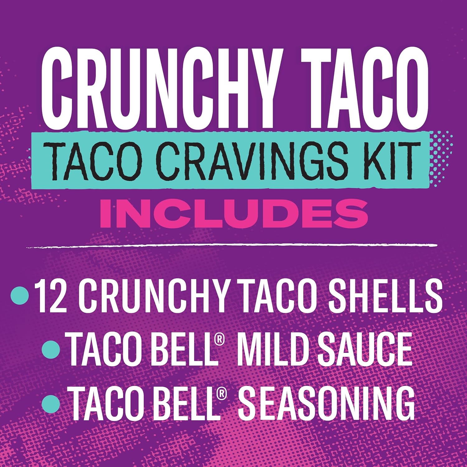 Taco Bell Crunchy Taco Dinner Kit (12 Count per Box)