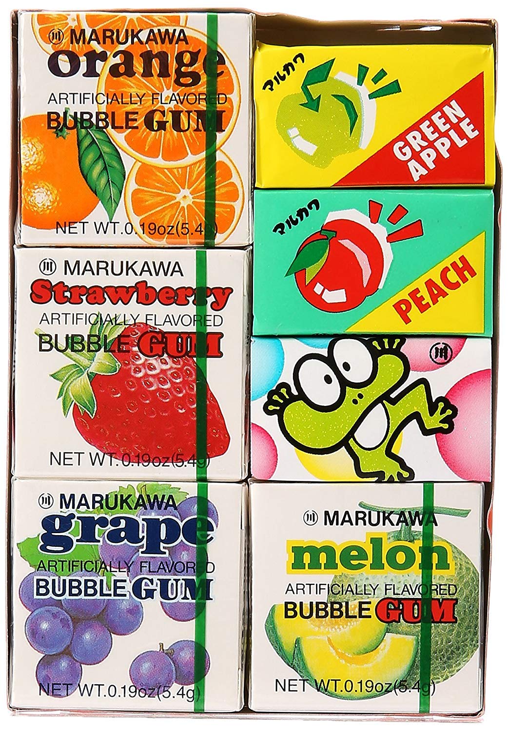 Marukawa 7 Pack Bubble Gum 1.29oz (5 Pack)