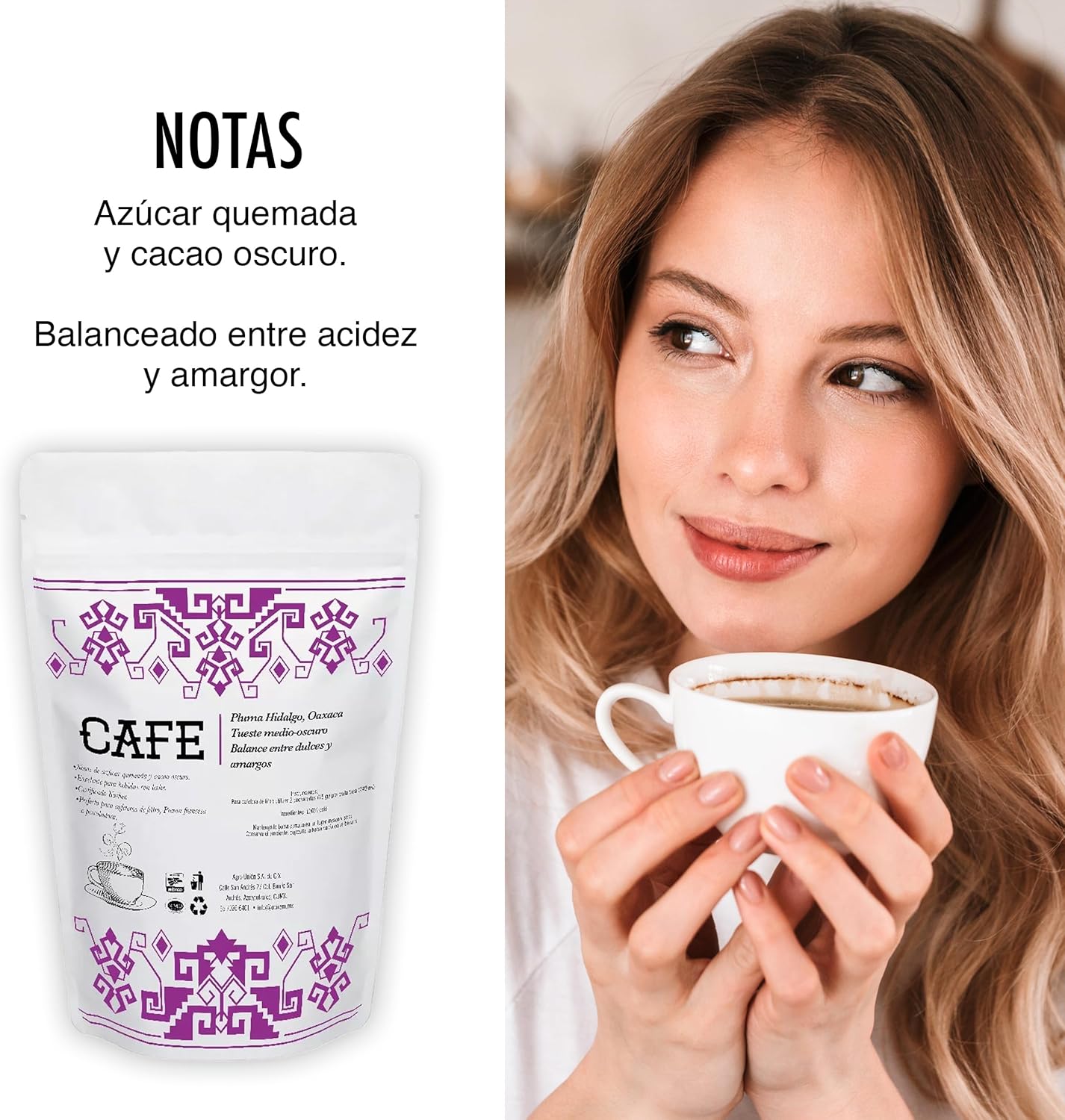 Café en Grano Pluma Hidalgo, Oaxaca, 454 gramos