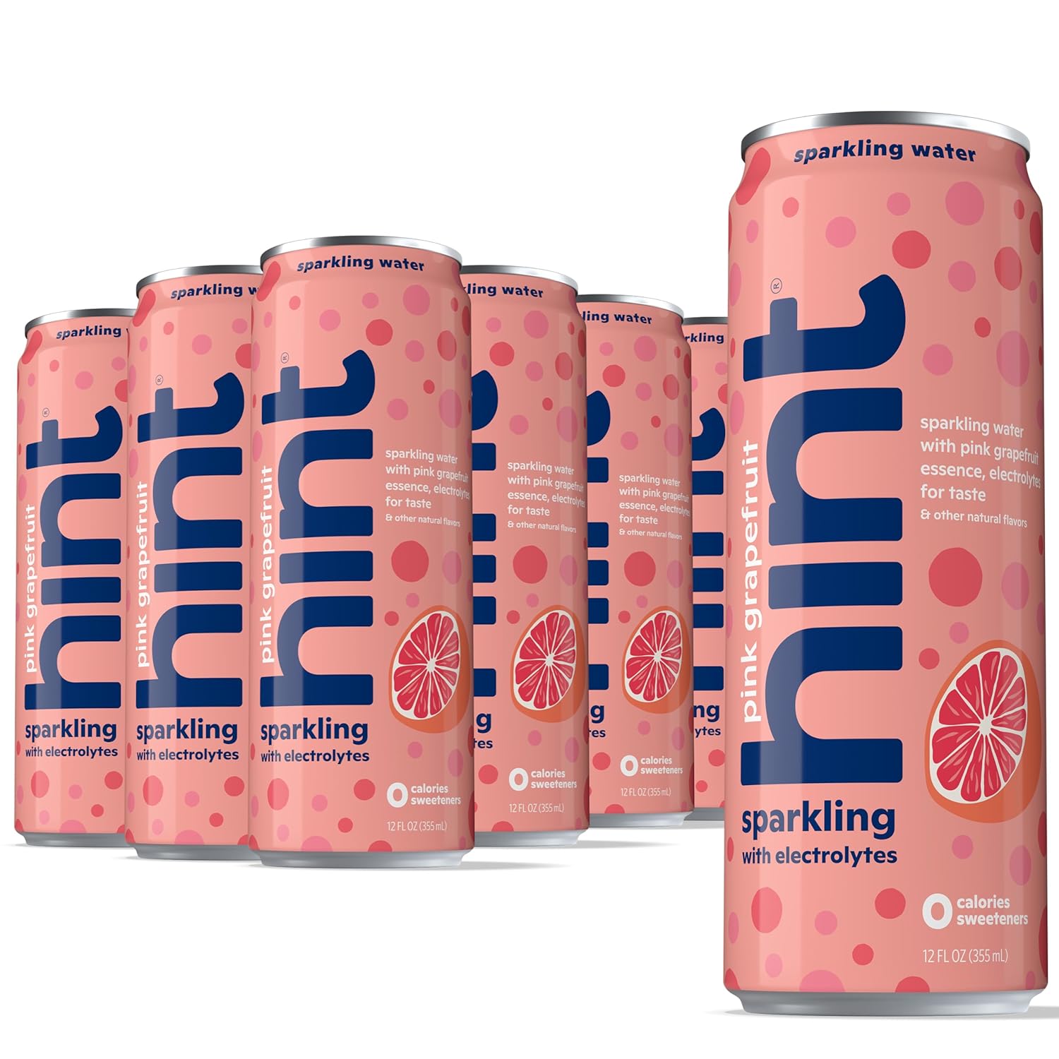 Hint Sparkling Water, Lime - Canned Flavored Water Beverages with Electrolytes, Zero Calories, and Sugar Free - 12 Fl Oz Cans (Pack of 12)