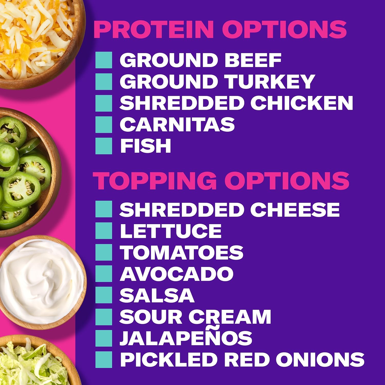 Taco Bell Crunchy Taco Dinner Kit (12 Count per Box)