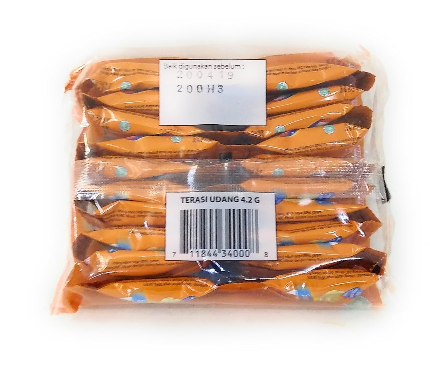 ABC Terasi Udang single-use type 20 x 4.2g, 84 Gram (Pack of 2)