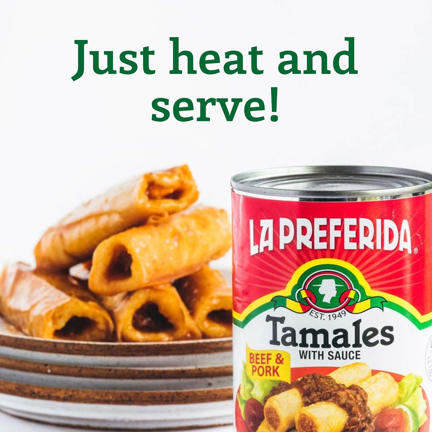 La Preferida Tamales Beef & Pork, 15 Oz (24)