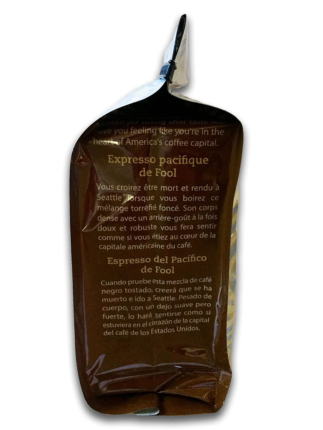 The Coffee Fool Pacific Espresso, French Press, 2 Pound