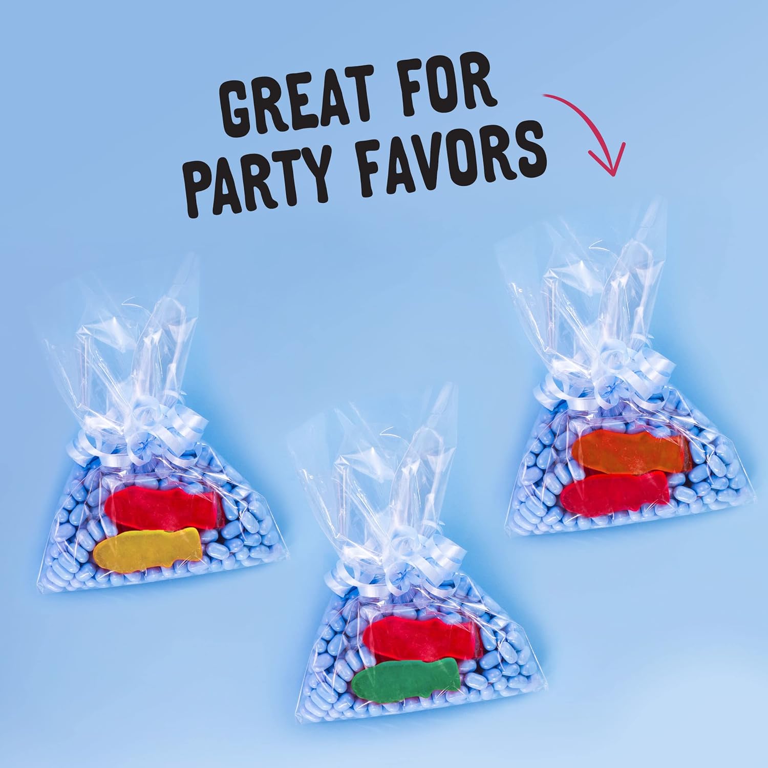 SWEDISH FISH Mini Assorted Soft & Chewy Candy, Family Size, Bulk Candy, 1.8 lb