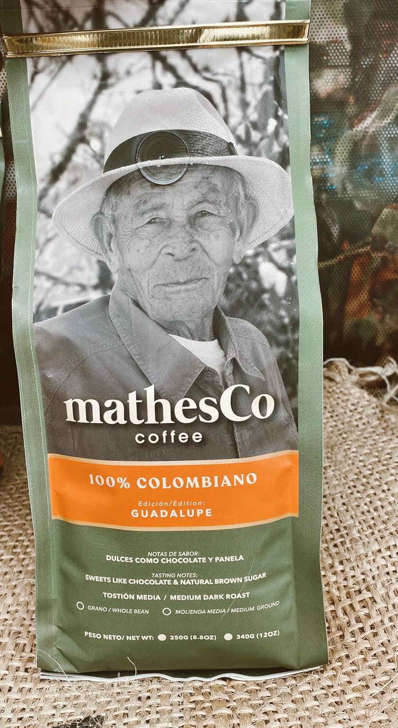 Ground Medium Dark Roast mathesCo Coffee 340gr