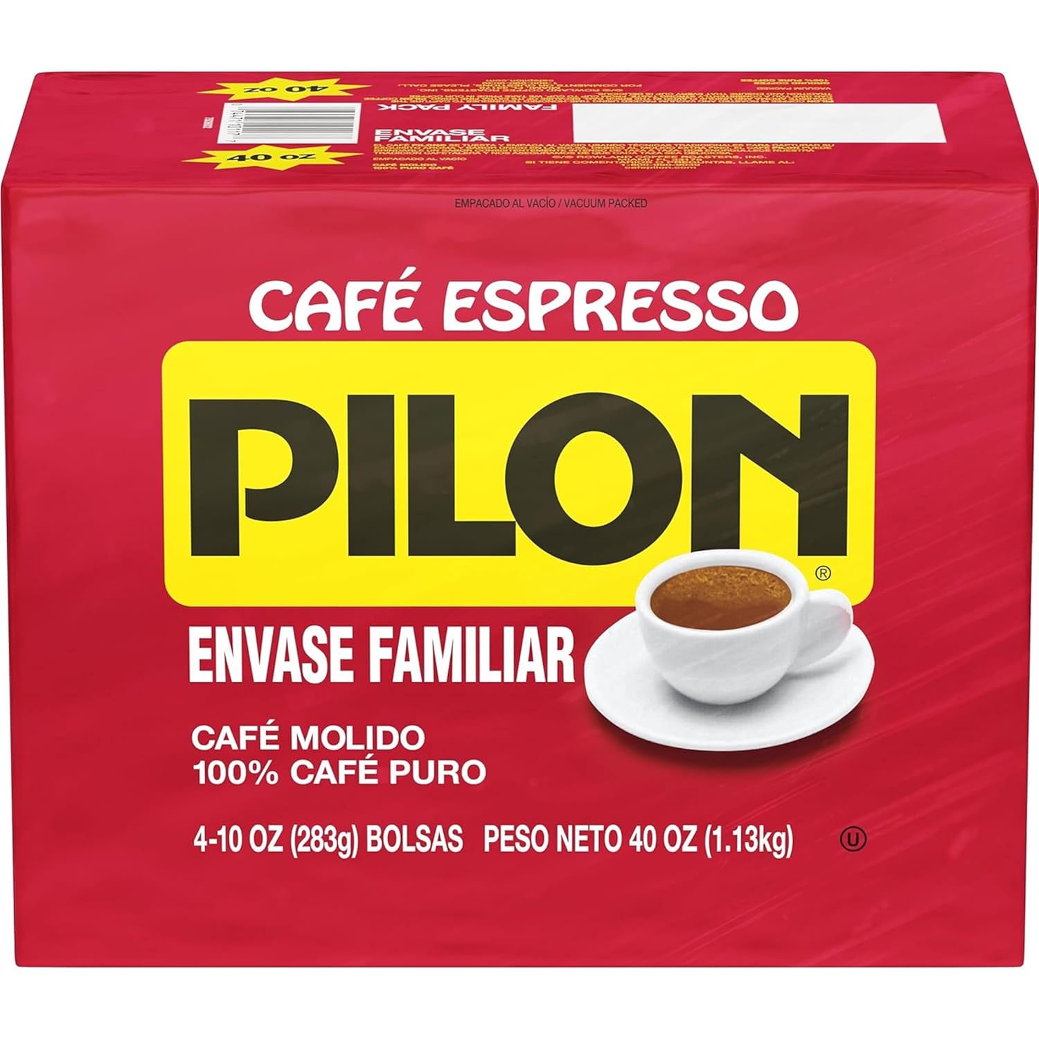 Pilon Espresso Arabica Coffee 10 Ounce (Pack of 4)