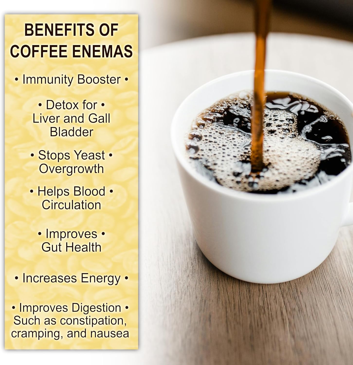 SA Wilson's Organic Enema Coffee, Ground, Certified Organic, 1 LB Gold Roast, High Caffeine, 1 Pack Bundle With Lumintrail Measuring Spoon Set