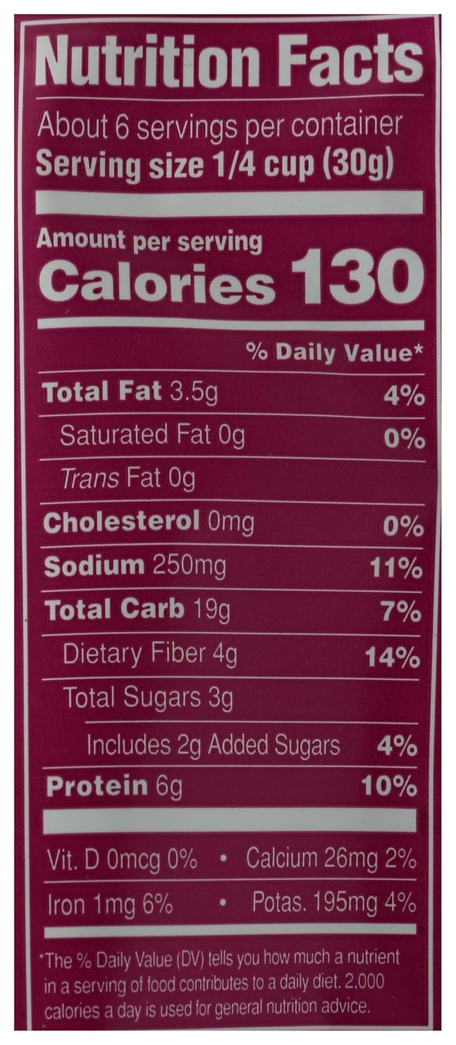 Saffron Road Korean BBQ Crunchy Chickpea Snack, 6oz - Gluten Free, Non-GMO, Halal, Kosher, Vegan