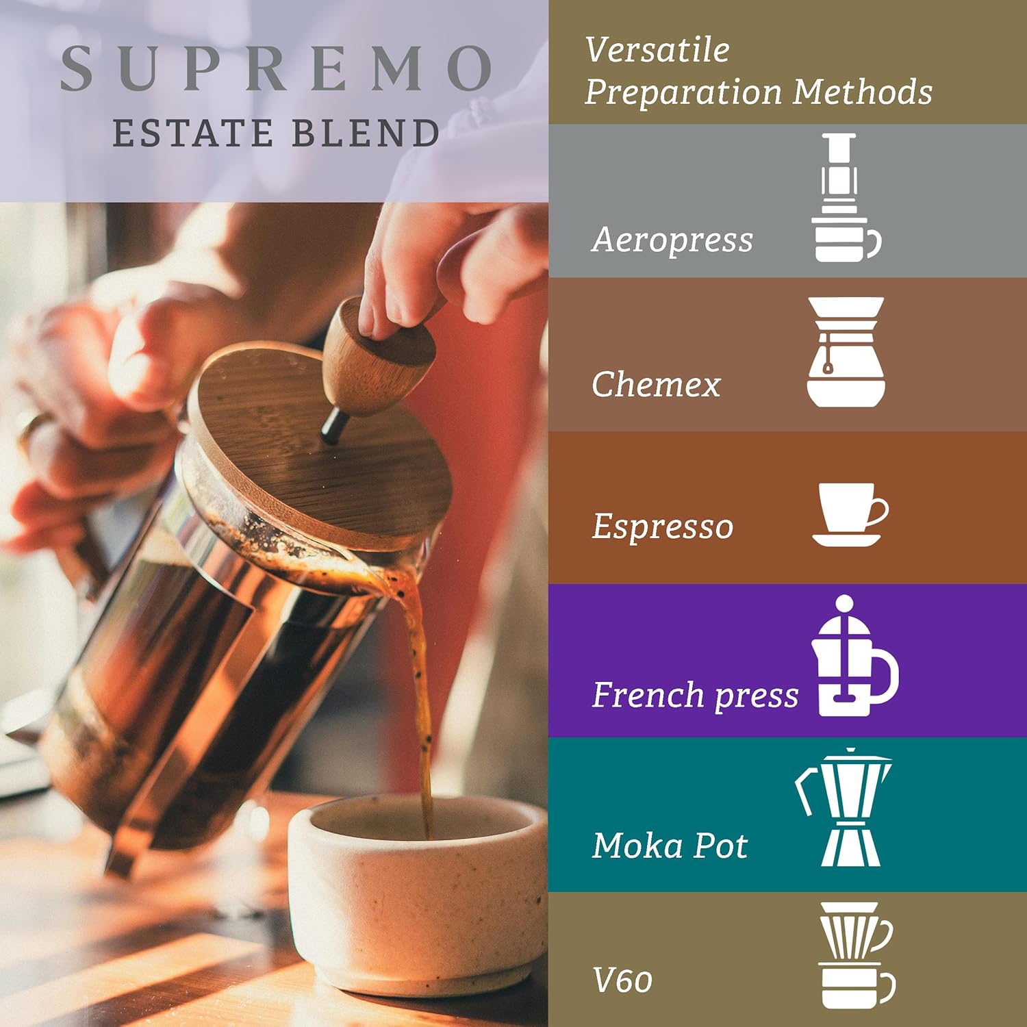 R. Dalton Coffee - Ground Coffee - Medium roast - Discover your perfect blend - 3 Premium ground Export Quality coffee
