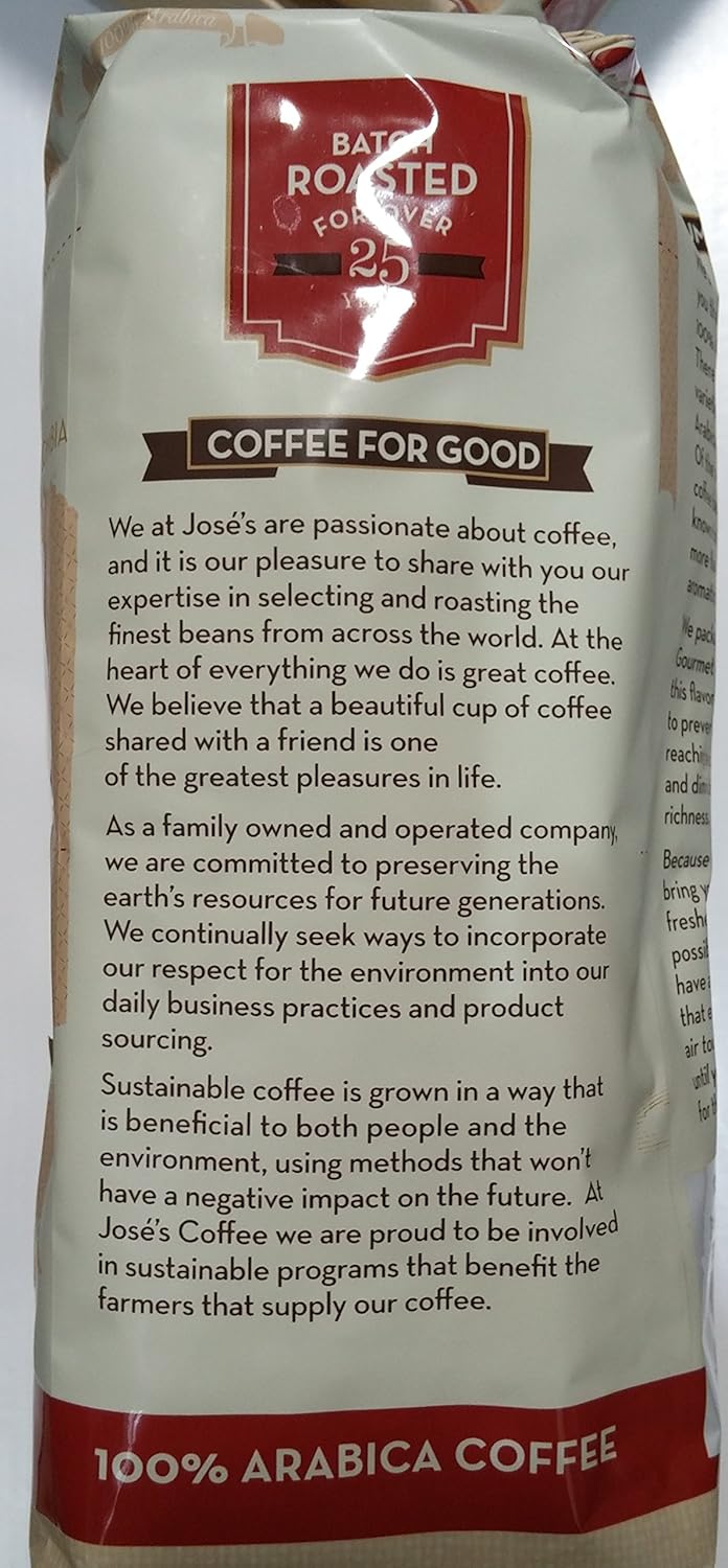 Jose's Blueberry 100% Arabica Whole Bean Coffee 32 oz