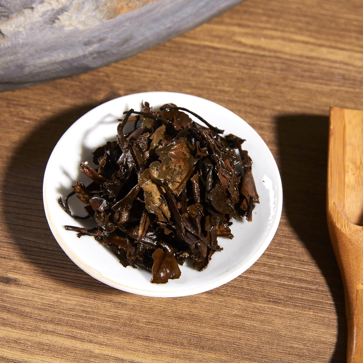 ChaWuWarmSun-ShouMei White Tea Cake,100g/3.52oz,FuDing Shou Mei Bai Cha Chinese Tea