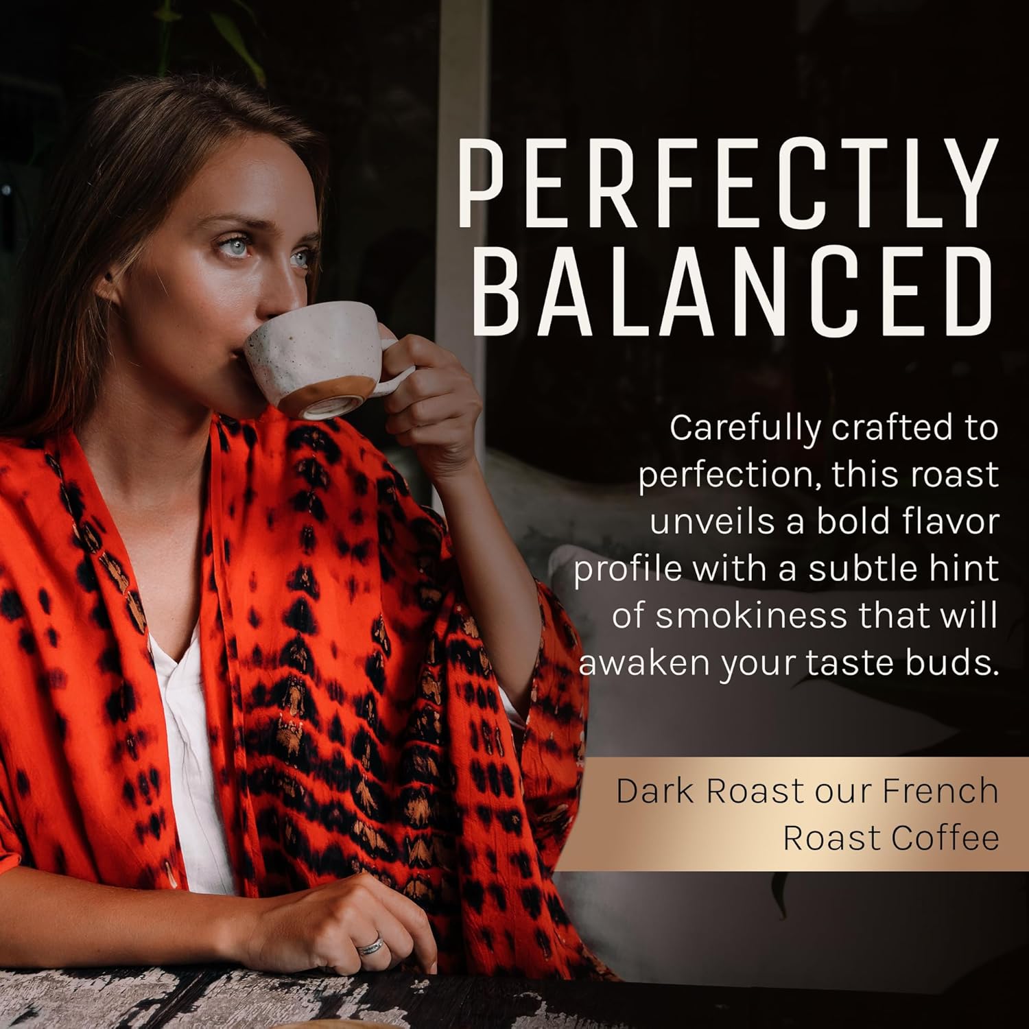 Marquis - French Roast Ground Coffee, Rich and Bold Blend of Colombian and Guatemalan Ground Coffee, Fresh and Smoky Dark Roast Coffee, Premium French Roast Coffee Ground, 2 lb