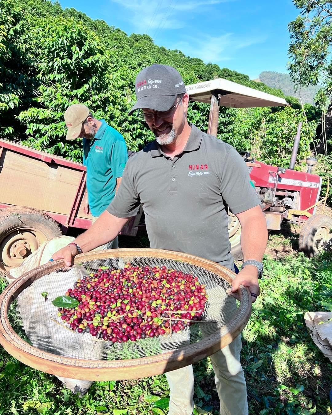 Farm to Cup, Family-Owned Coffee – Benedito Espresso – Dark Roast Ground Coffee Single Origin Brazilian Coffee – Direct Trade – 12oz Bag
