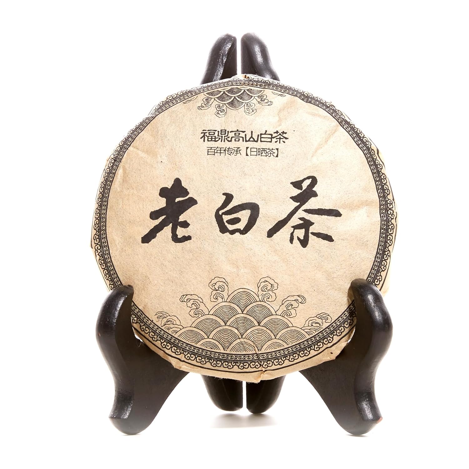 ChaWuWarmSun-ShouMei White Tea Cake,100g/3.52oz,FuDing Shou Mei Bai Cha Chinese Tea