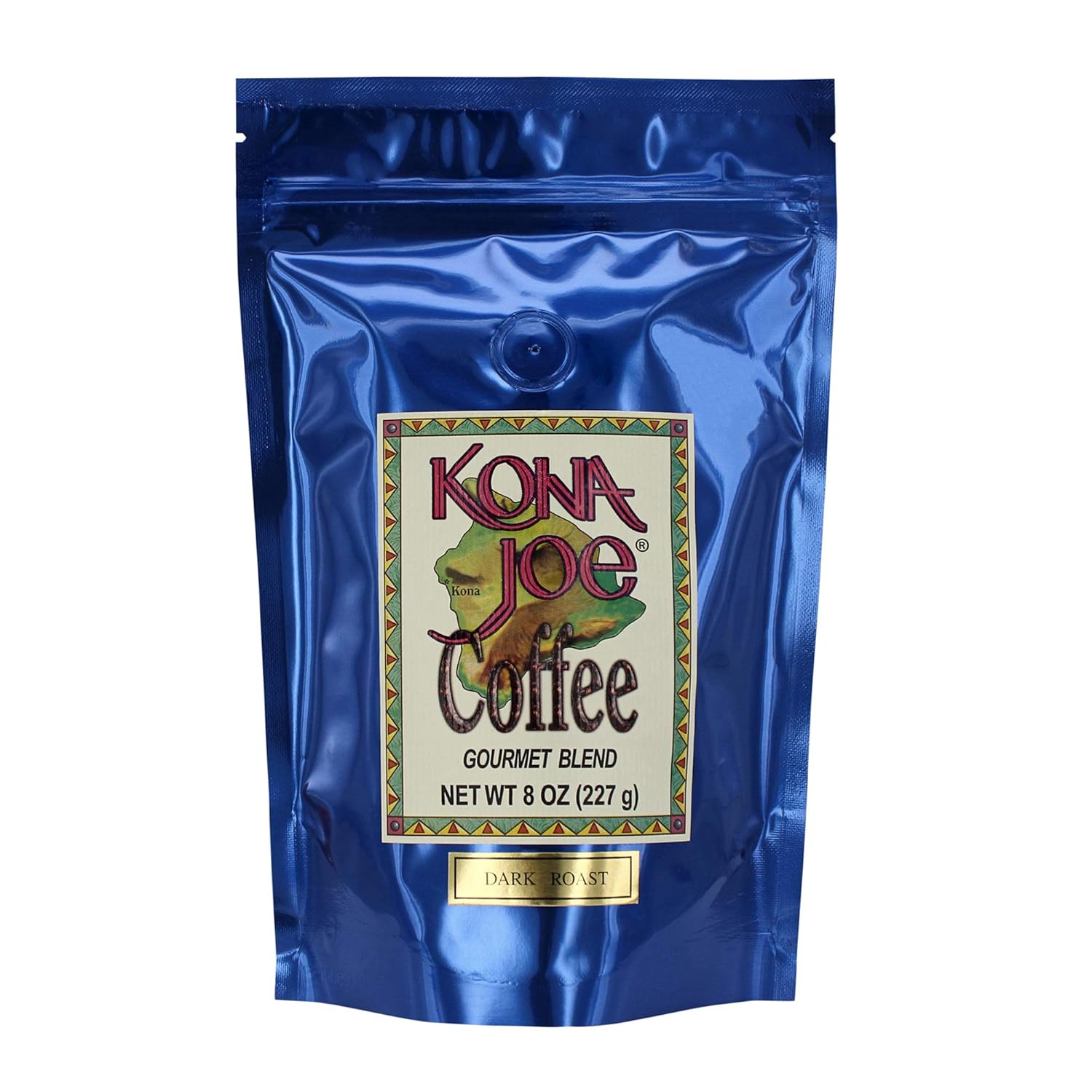 Kona Joe Gourmet Coffee Blend, Dark Roast Ground Coffee (8 oz)