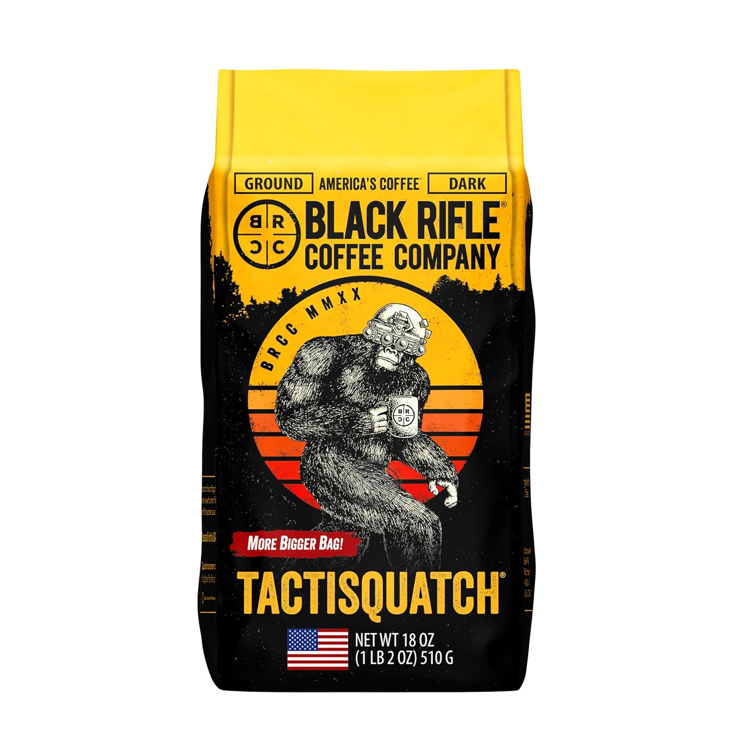 Black Rifle Coffee Company, Medium and Dark Roast Ground Coffee Variety 2 Pack, 18 OZ Bags