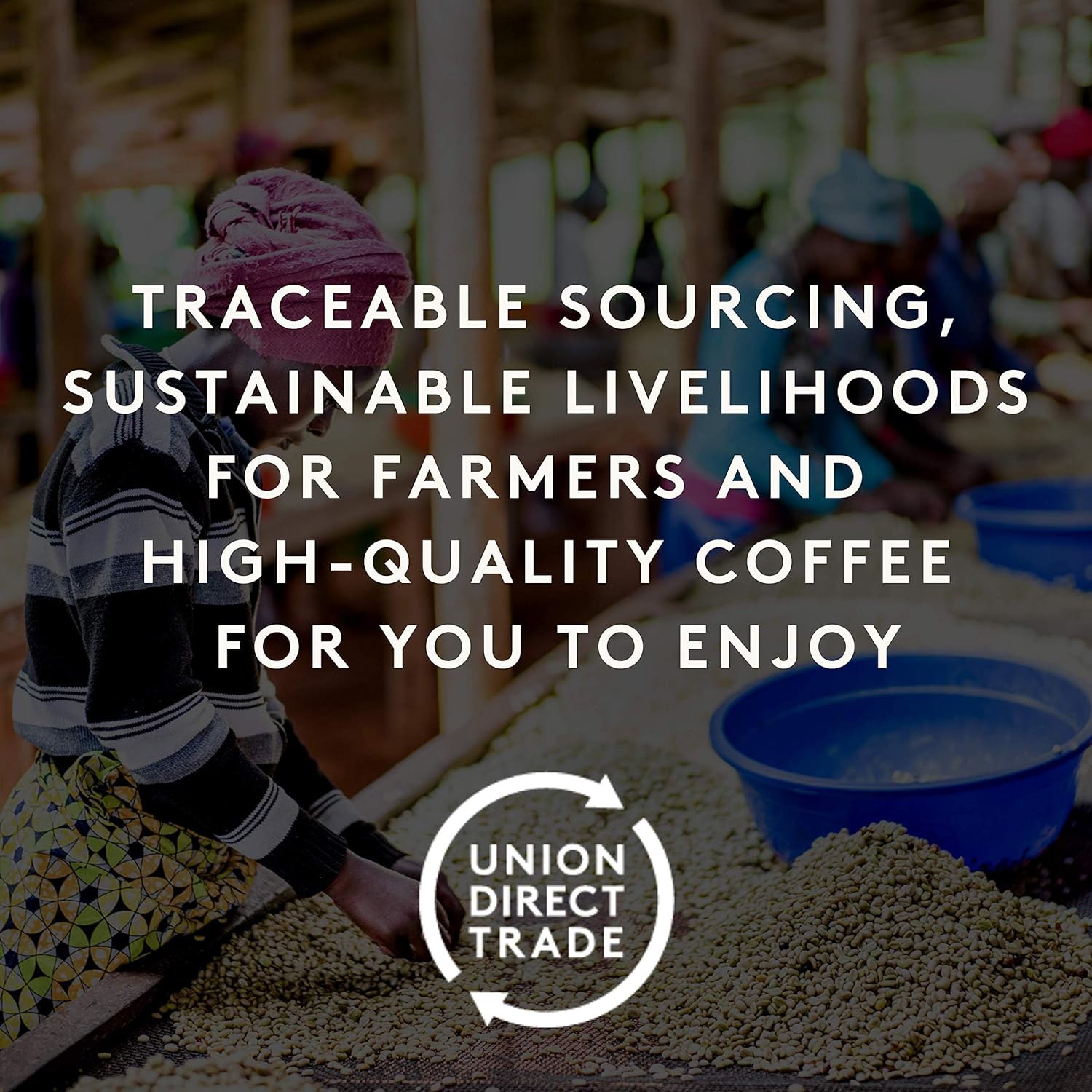 Union Hand Roasted Coffee House Blend Ground Coffee, 200 g