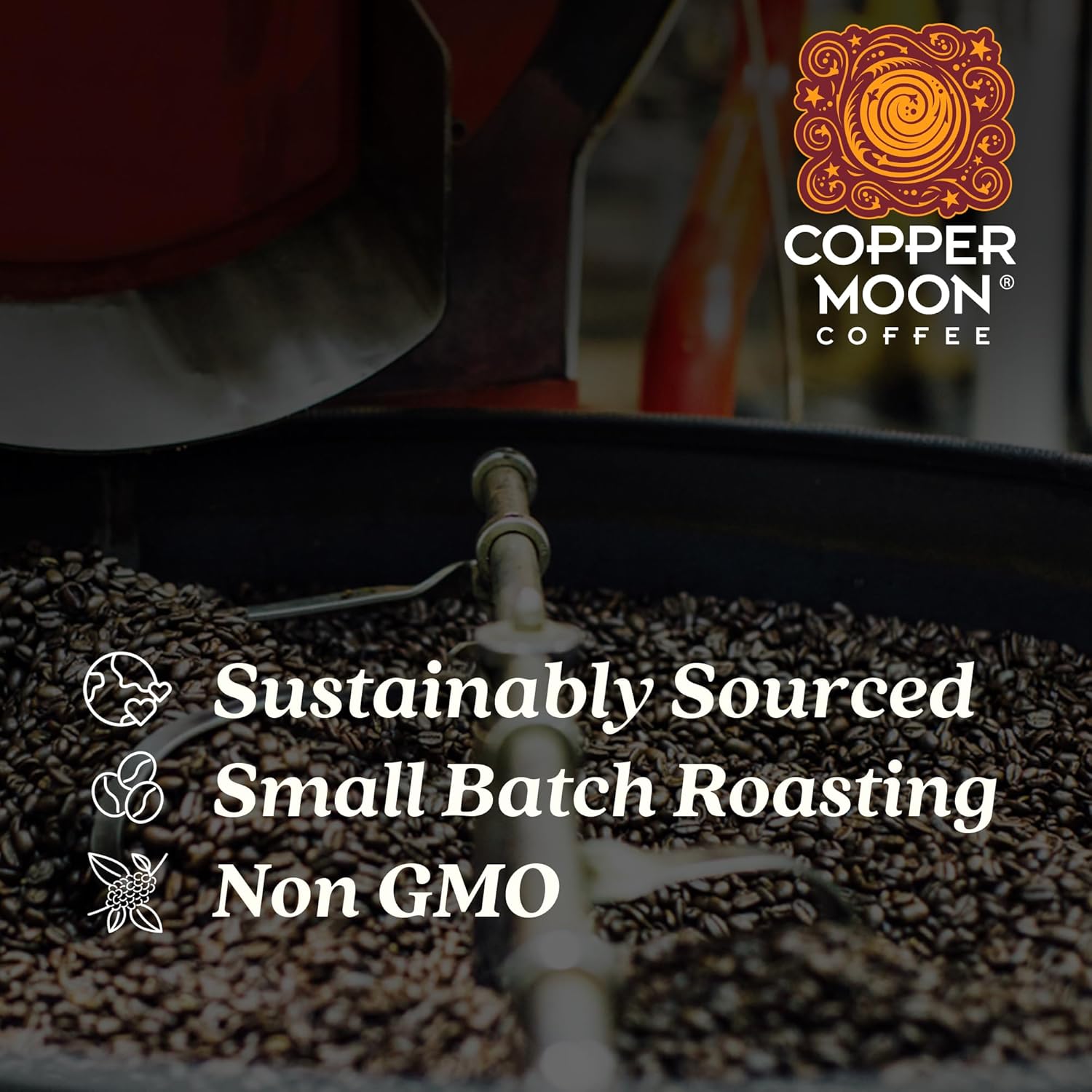 Copper Moon Ground Coffee, Light, Medium & Dark Roast, Out of This World Variety Pack, 12 Oz (Pack of 4)
