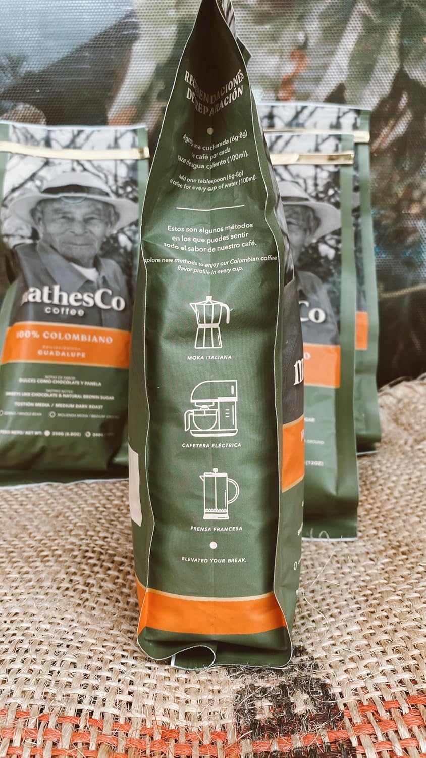 Ground Medium Dark Roast mathesCo Coffee 340gr