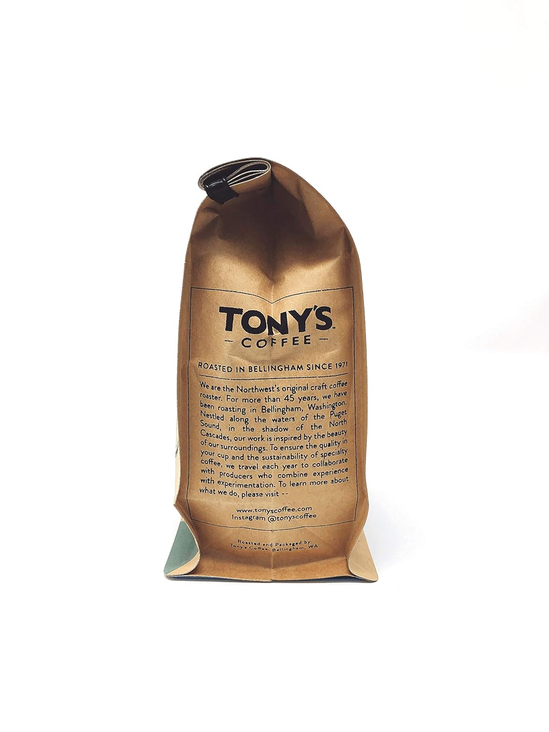 Tony's Coffee, Upland (12oz), Medium Roast Ground Coffee, Organic and Fair Trade
