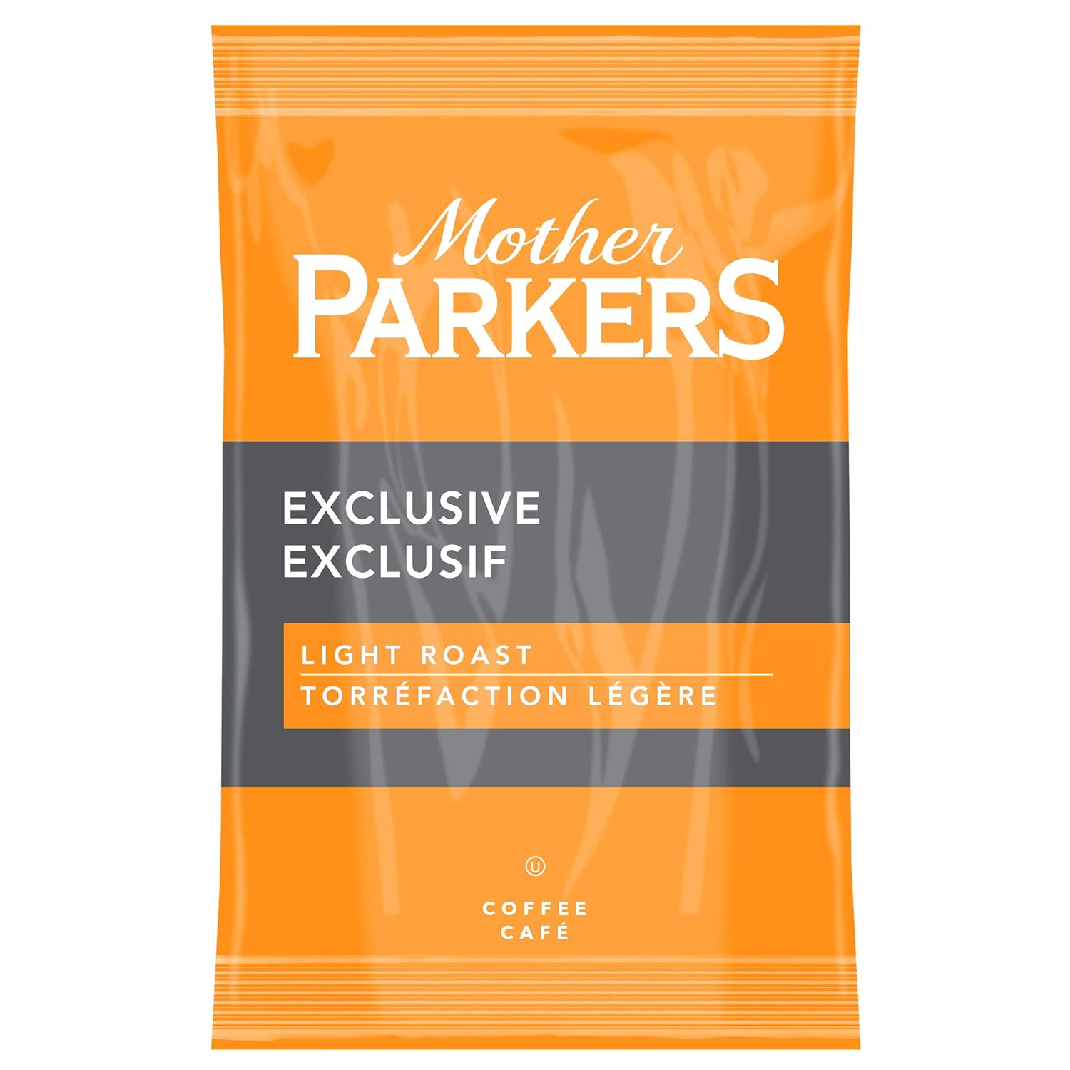 Mother Parkers Exclusive, Light Roast, Ground Coffee Fraction Packs, 2.25 Ounce, 64 Count (Pack of 1)