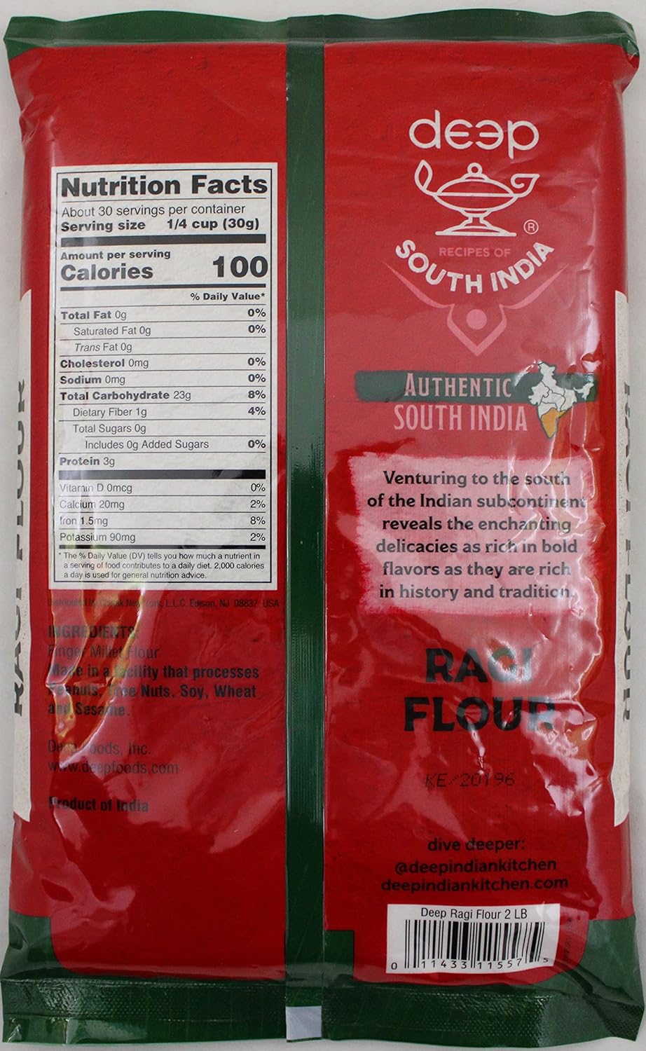 Ragi Flour 2lb (906g)