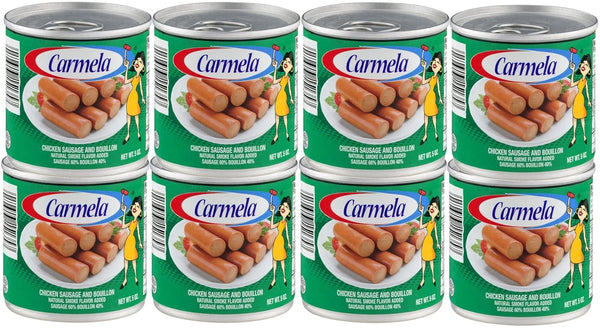 Carmela Chicken Sausage and Bouillon, Natural Smoke Flavor, 5 oz (Pack of 8)