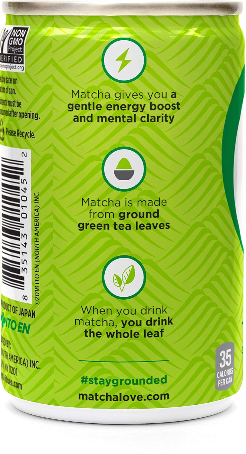 Matcha Love Green Tea Sweetened Energy Shots, 5.2 Ounce (Pack of 20)