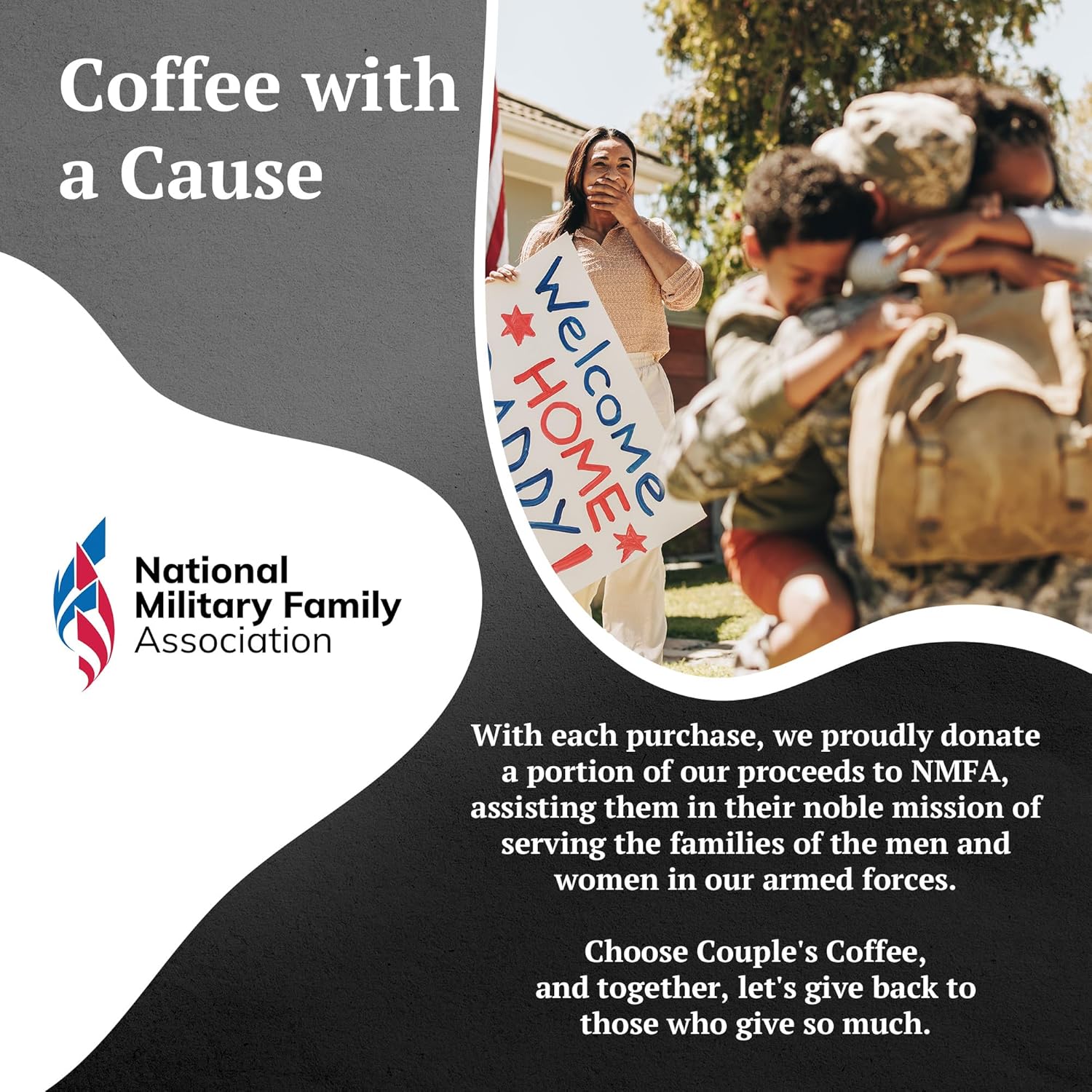 Couple’s Coffee Ground Coffee | Gives Back to Military Families | Jamaican Me Crazy | Vanilla, Caramel, and Rum Flavored Coffee | Made with 100% Arabica Beans | 12oz bag brews about 34 cups