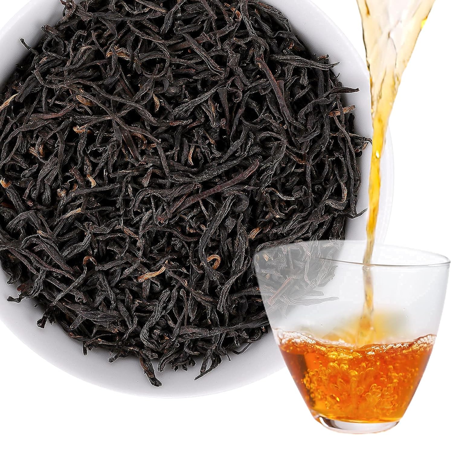 Taimei Teatime Premium Silver Needle White Tea(1.76oz|50g) and Royal Congou Black Tea(3.53oz|100g) with Natural Sweet Taste
