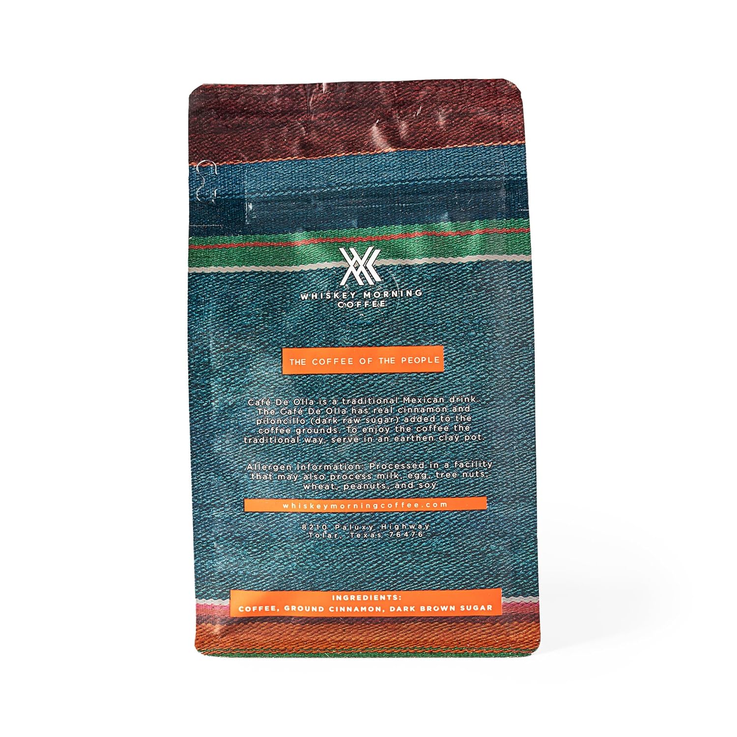 Gringos Cafe De Olla: Ground Coffee with Actual Cinnamon Stick and Piloncillo, 10 oz bag, Medium Roast