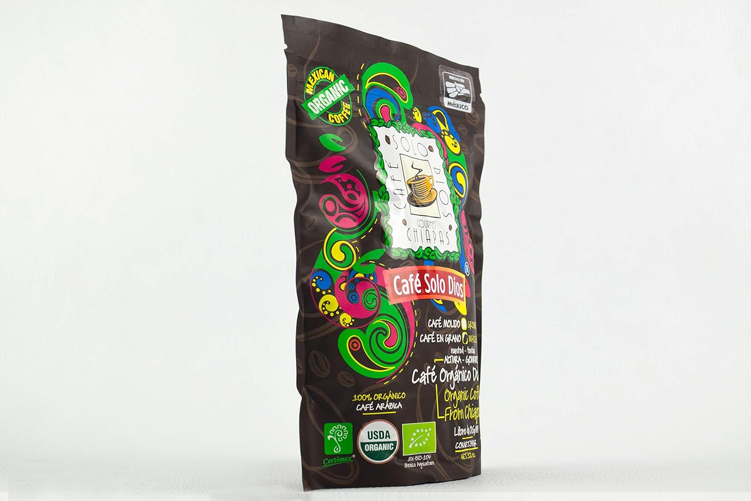Café Solo Dios Organic Medium Roast Ground Coffee - 1.1 LB