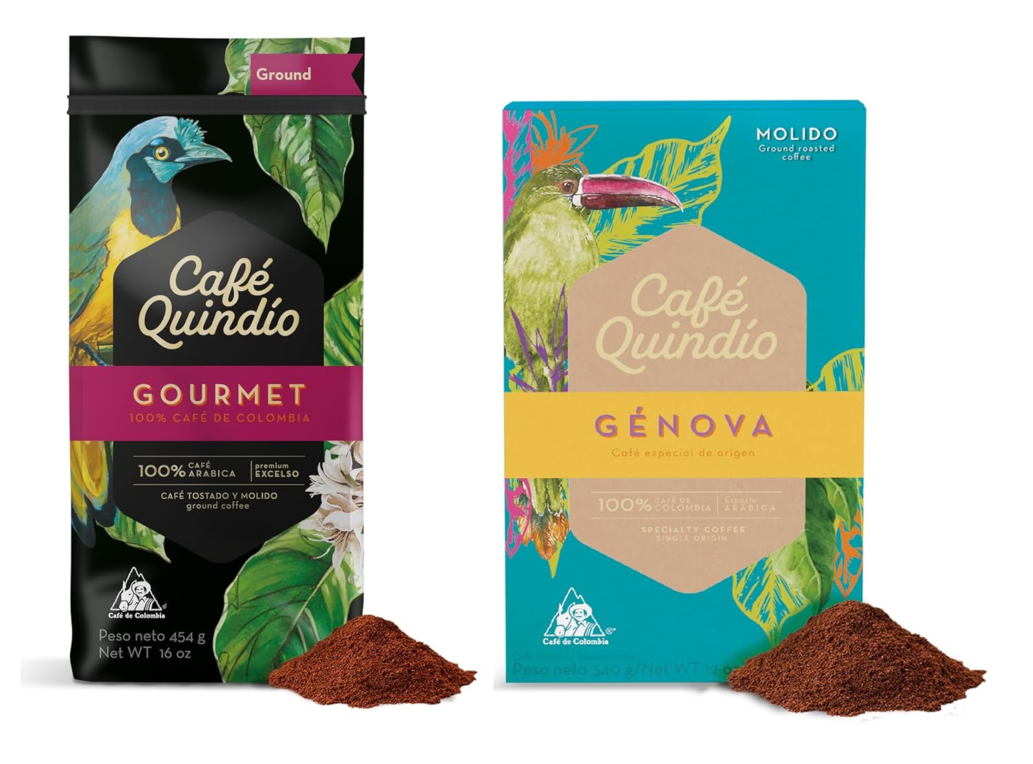 Gourmet Ground Coffee + Genova Ground Coffee