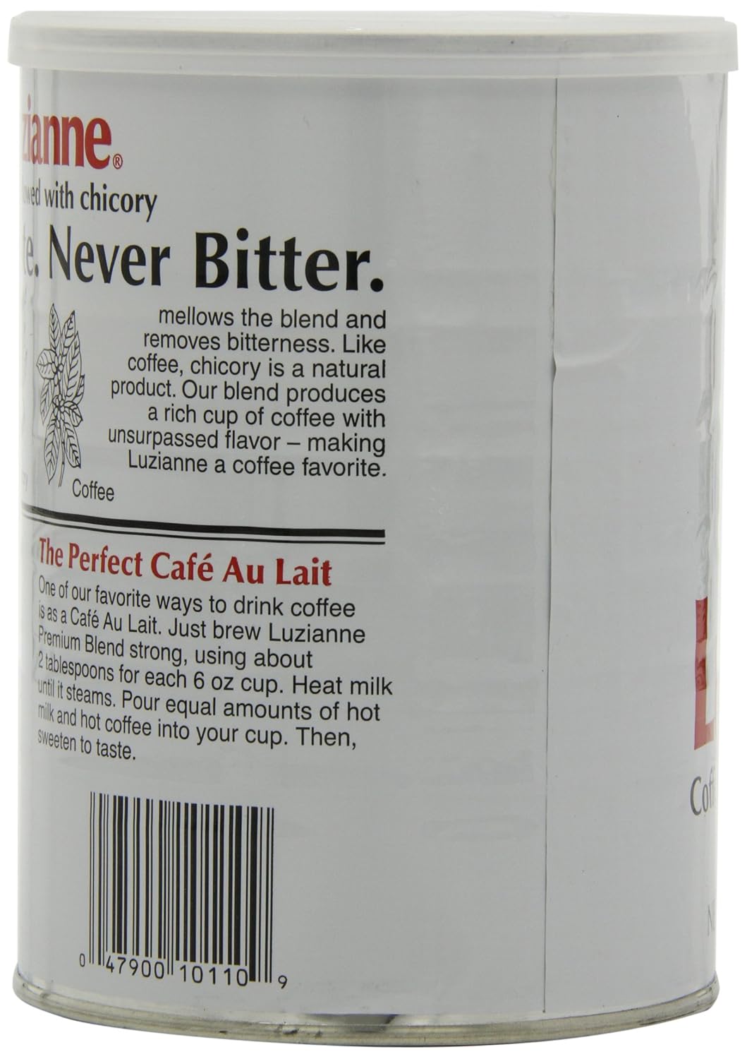 Luzianne Premium Blend Ground Coffee & Chicory, 16oz Canister (Pack of 3)