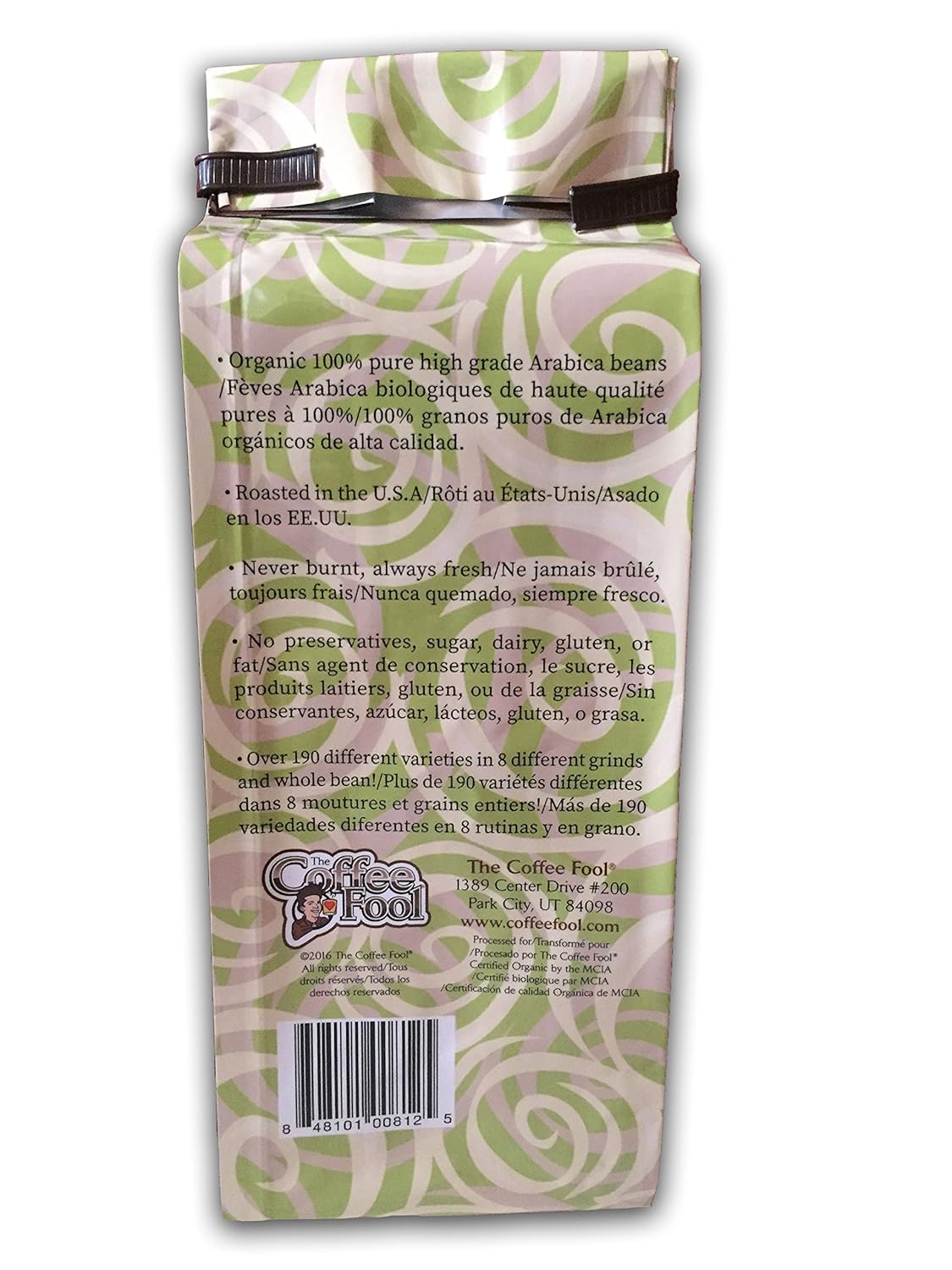 Coffee Fool's Organic Fair Trade Peruvian (Strong Drip Grind)