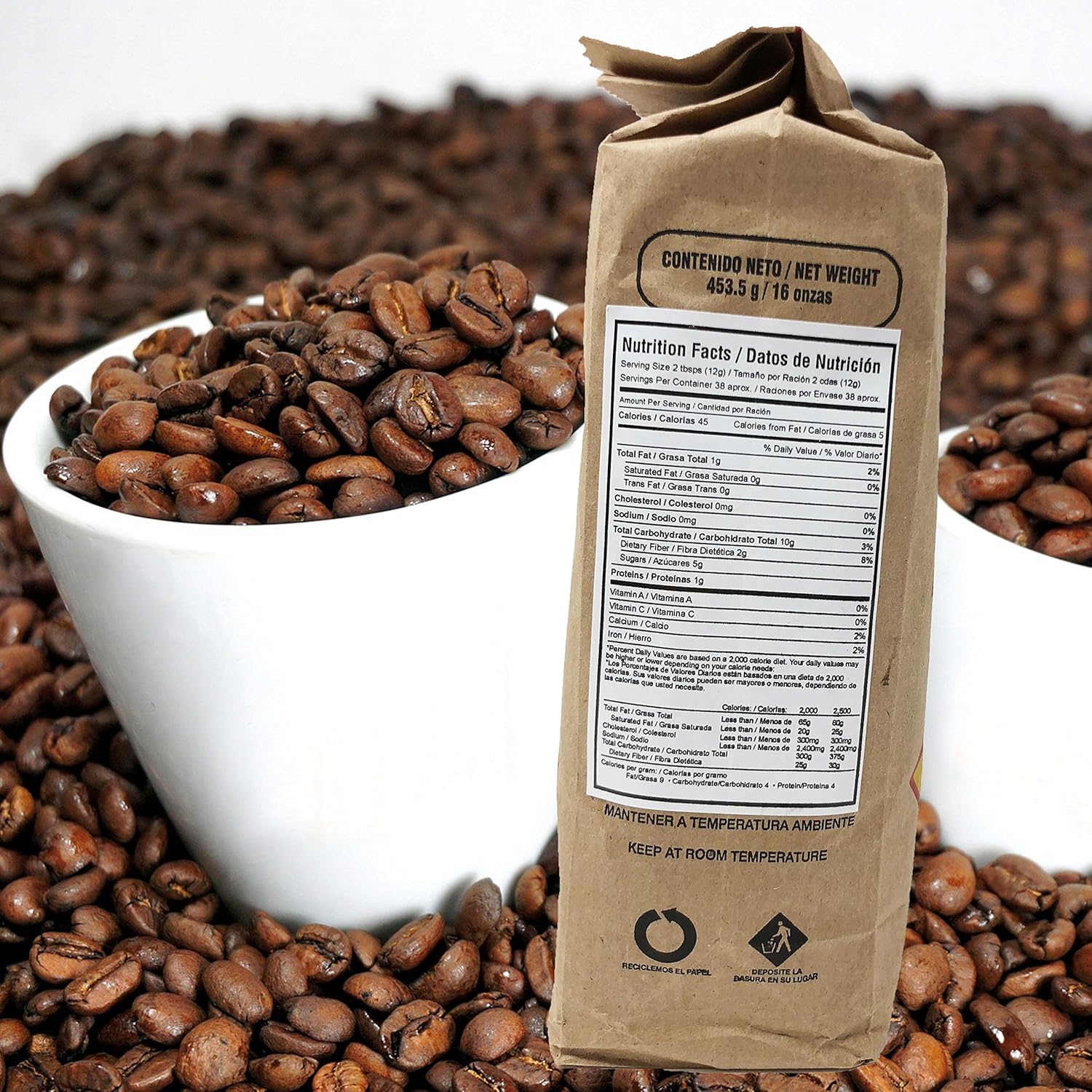 Café Oro Molido: Café Oro Smooth Blend | Sabroso Y Rendidor Golden Coffee From Honduras | 16 Individual Bags Total Of 1 ounce each | Guaranteed Best Coffee 100% Customer Satisfaction