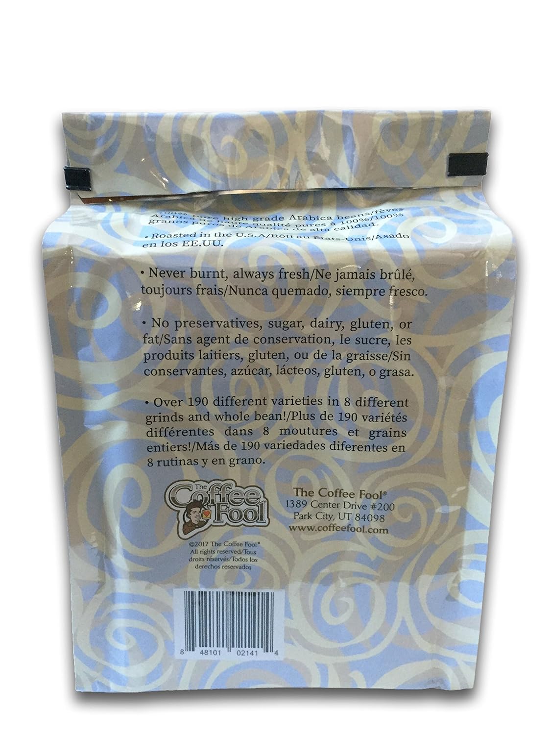 The Coffee Fool Pacific Espresso, French Press, 2 Pound